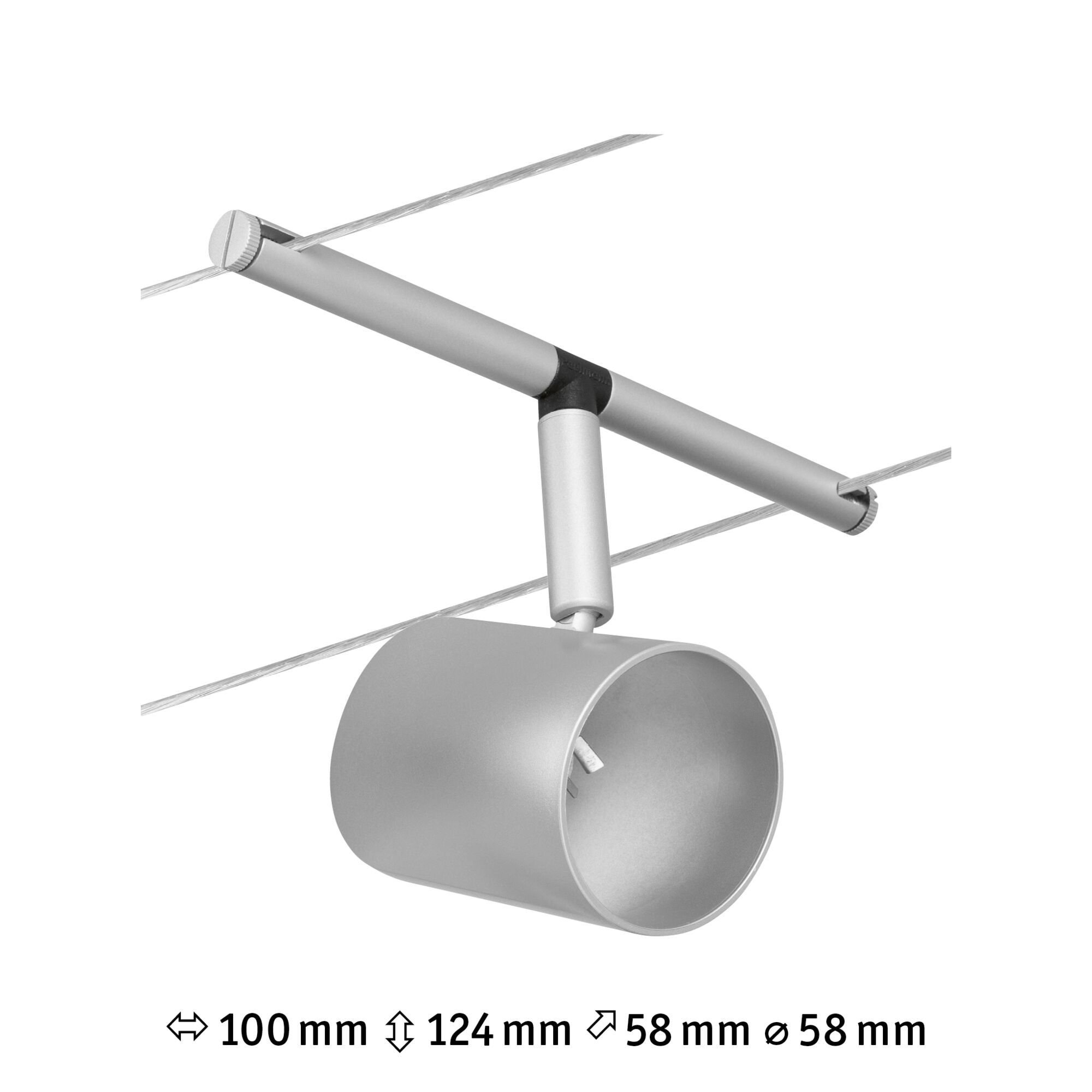 CorDuo Cup  Einzelspot GU5,3 max. 10W 12V Chrom matt/Chrom