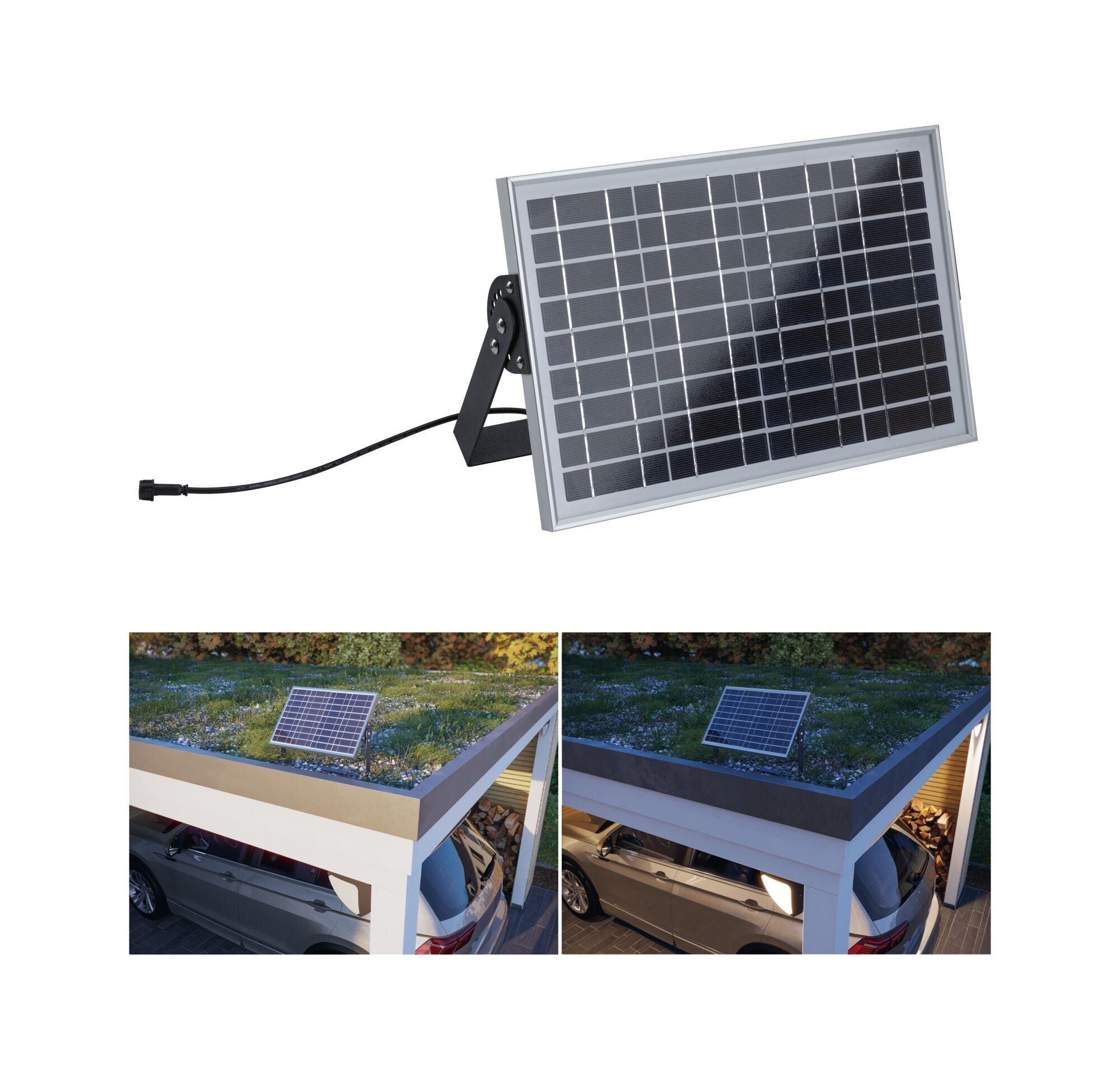 Park + Light Solarmodul  18kWh max. 5W IP65 Silber