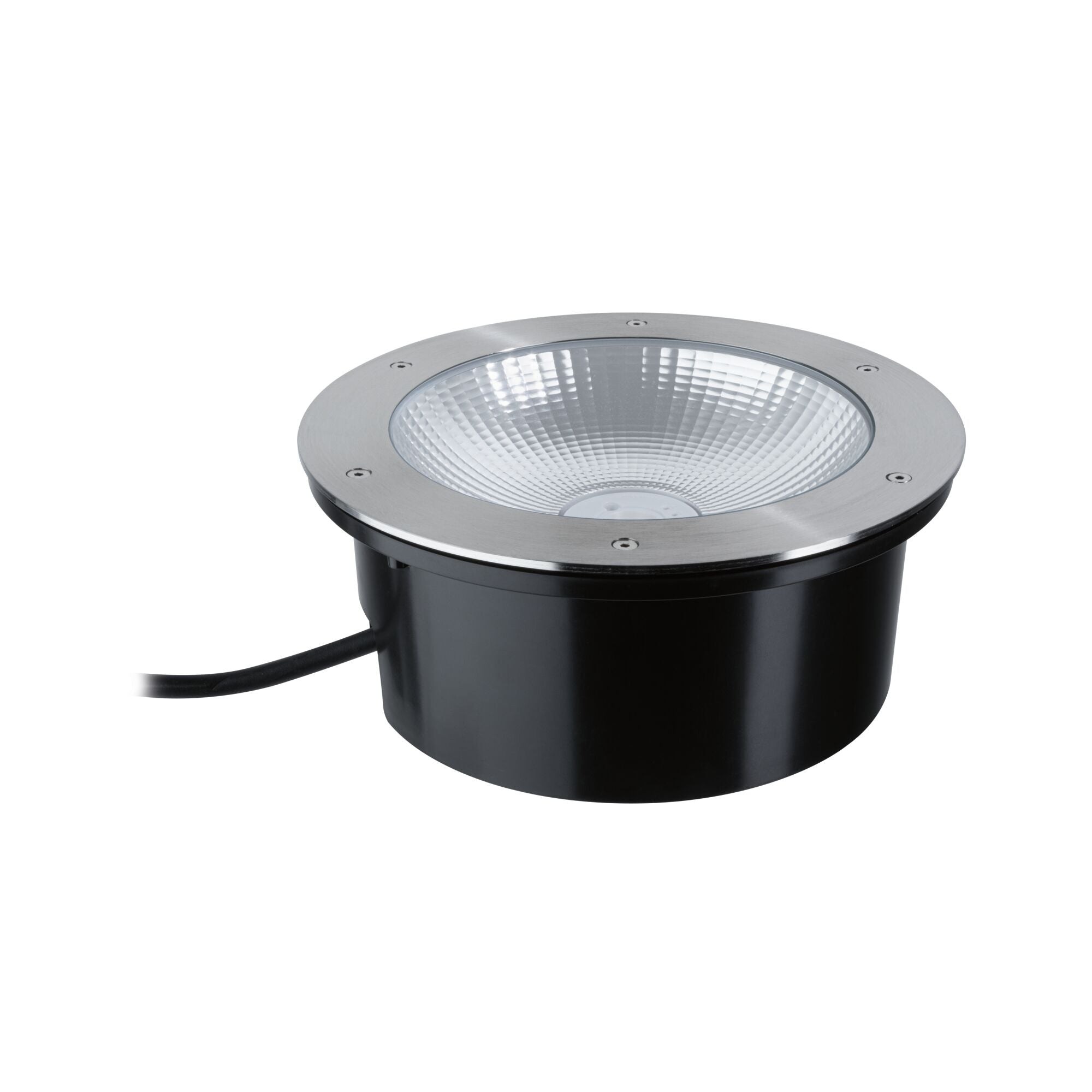 LED Bodeneinbauleuchte Durea IP67 rund 273mm 3000K 15W 1040lm 230V Edelstahl Metall