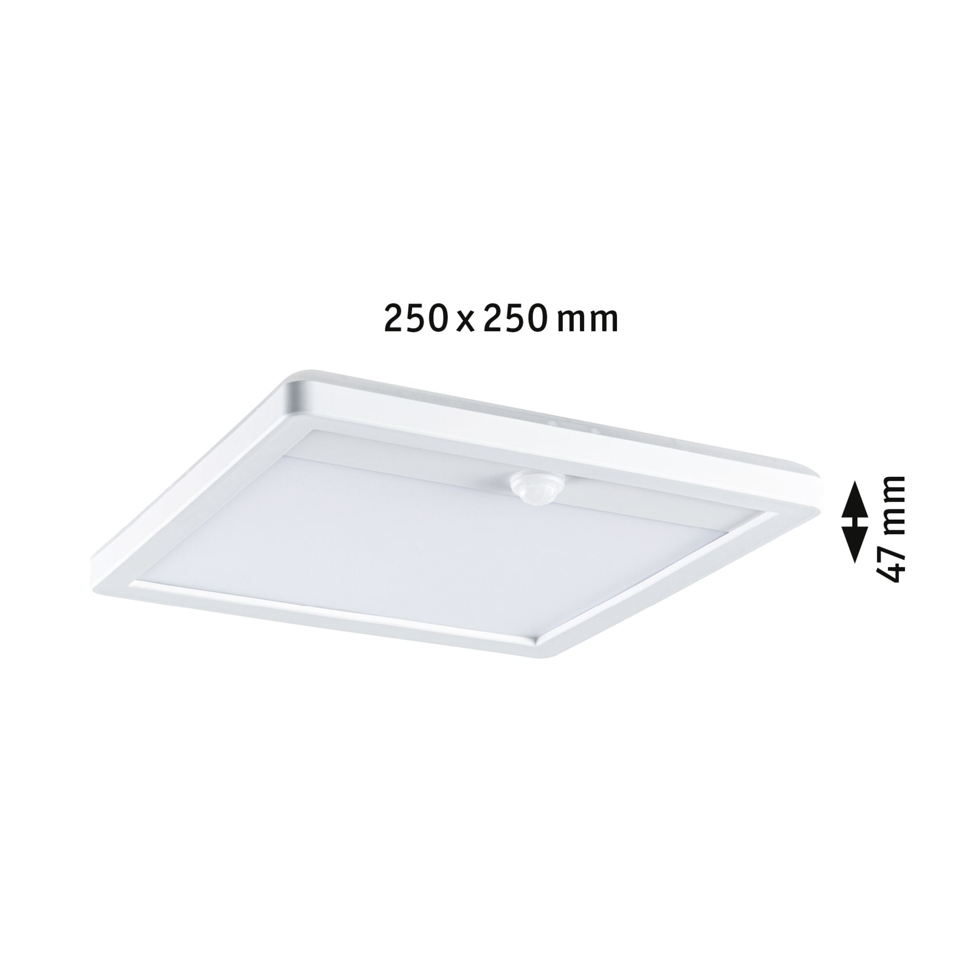 LED Außenpanel Lamina Backlight Bewegungsmelder insektenfreundlich IP44 eckig 250x47mm Tunable Warm 14W 920lm 230V Weiß Kunststoff