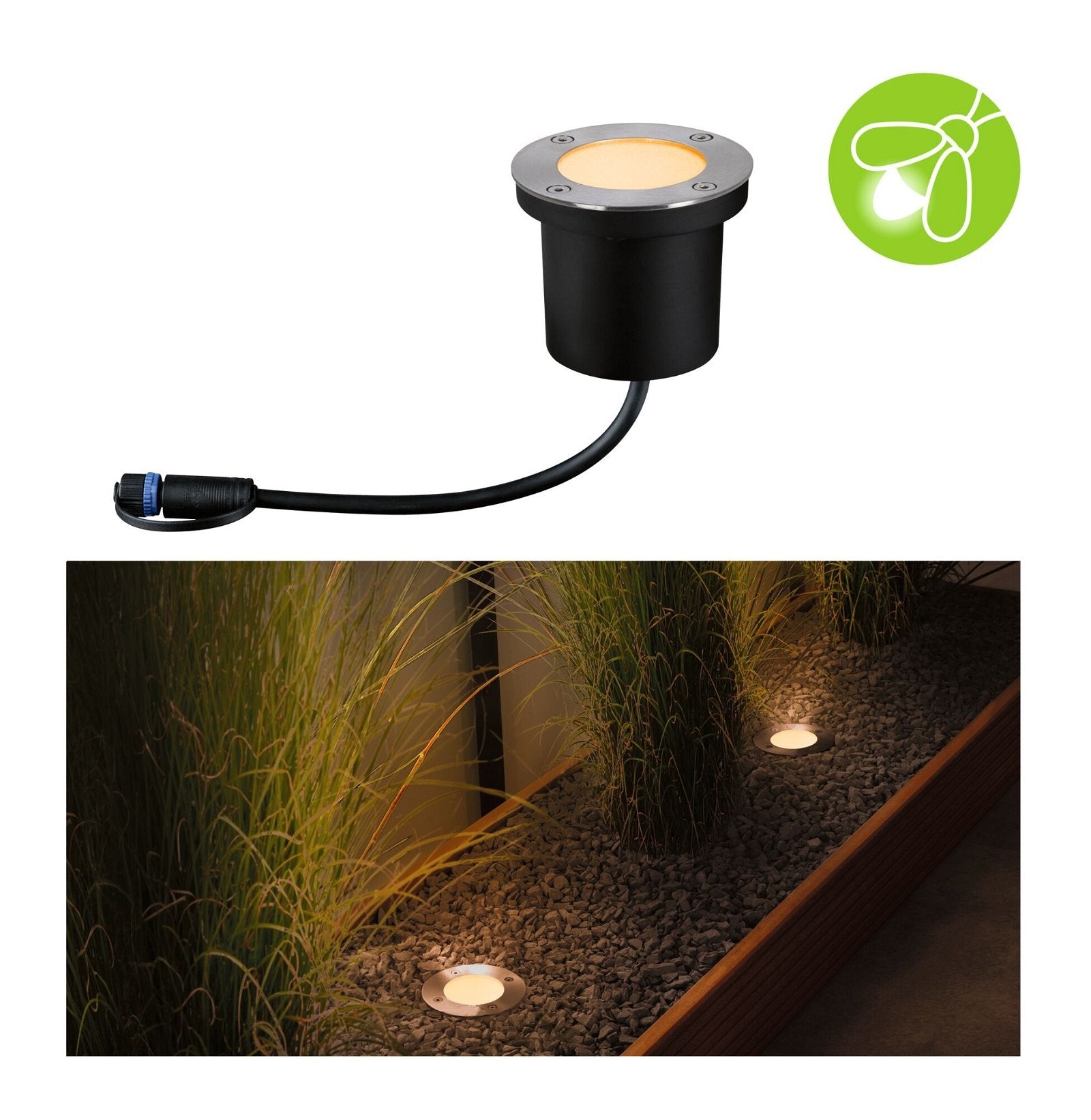  Plug & Shine LED Bodeneinbauleuchte Floor Einzelleuchte Insektenfreundlich 