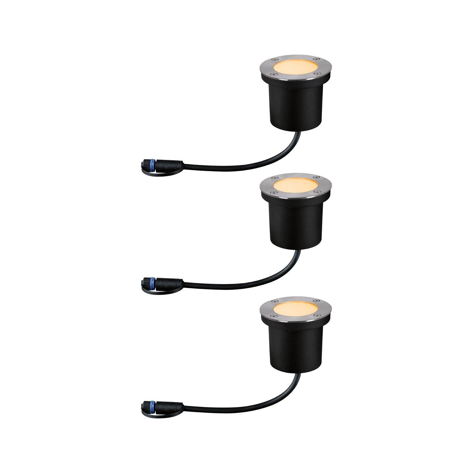  Plug & Shine LED Bodeneinbauleuchte Floor Basisset Insektenfreundlich 