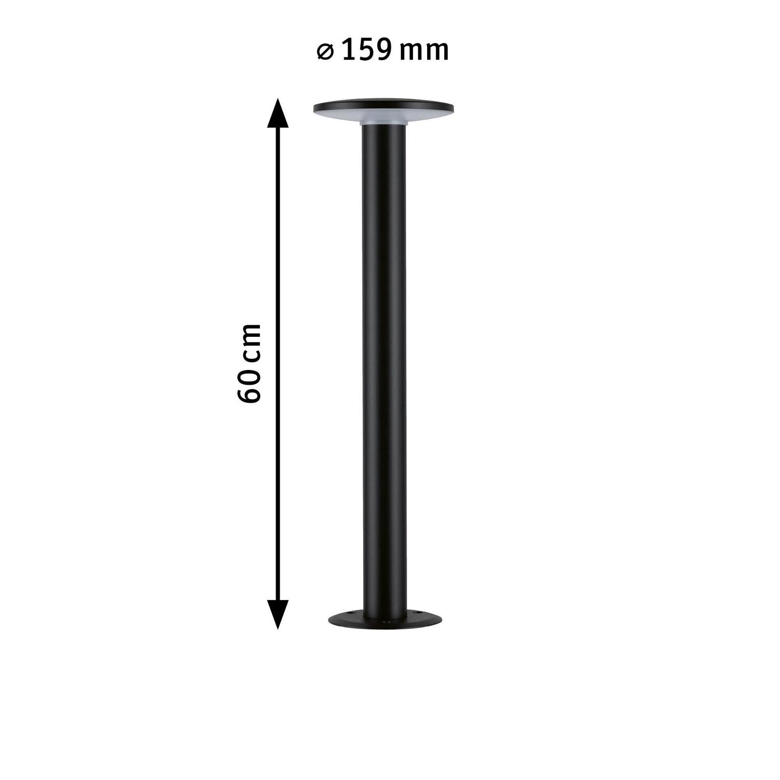  Plug & Shine LED Pollerleuchte Plate 