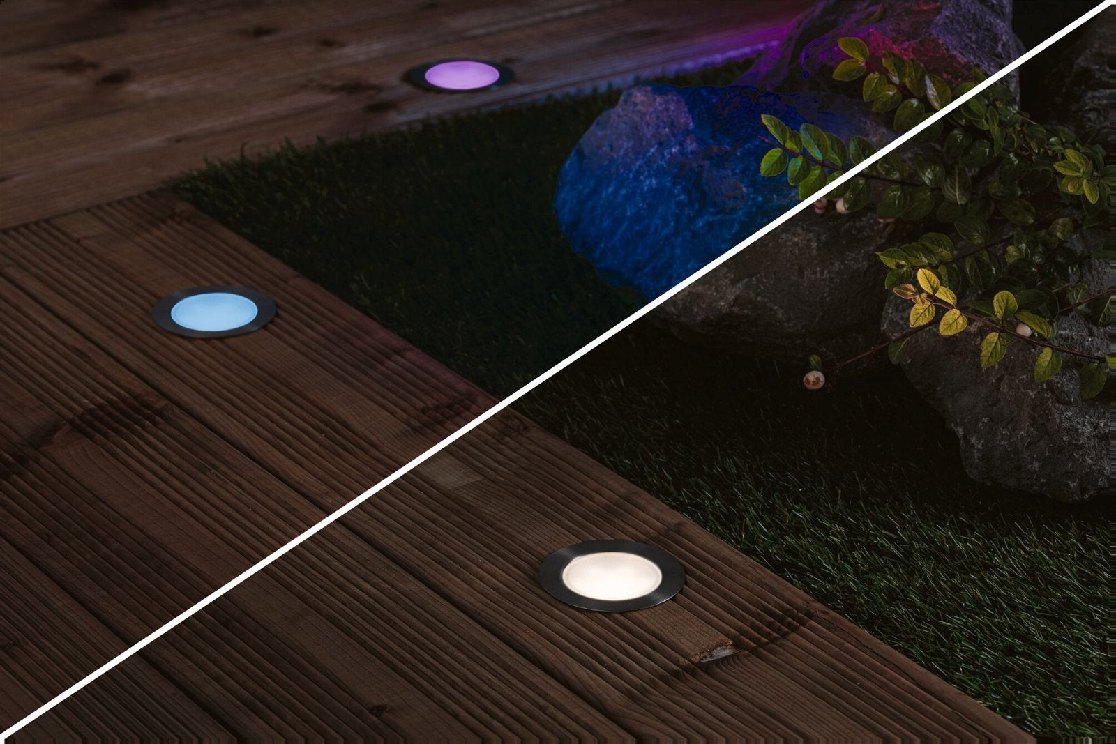  Plug & Shine LED Bodeneinbauleuchte Floor 3er-Set 