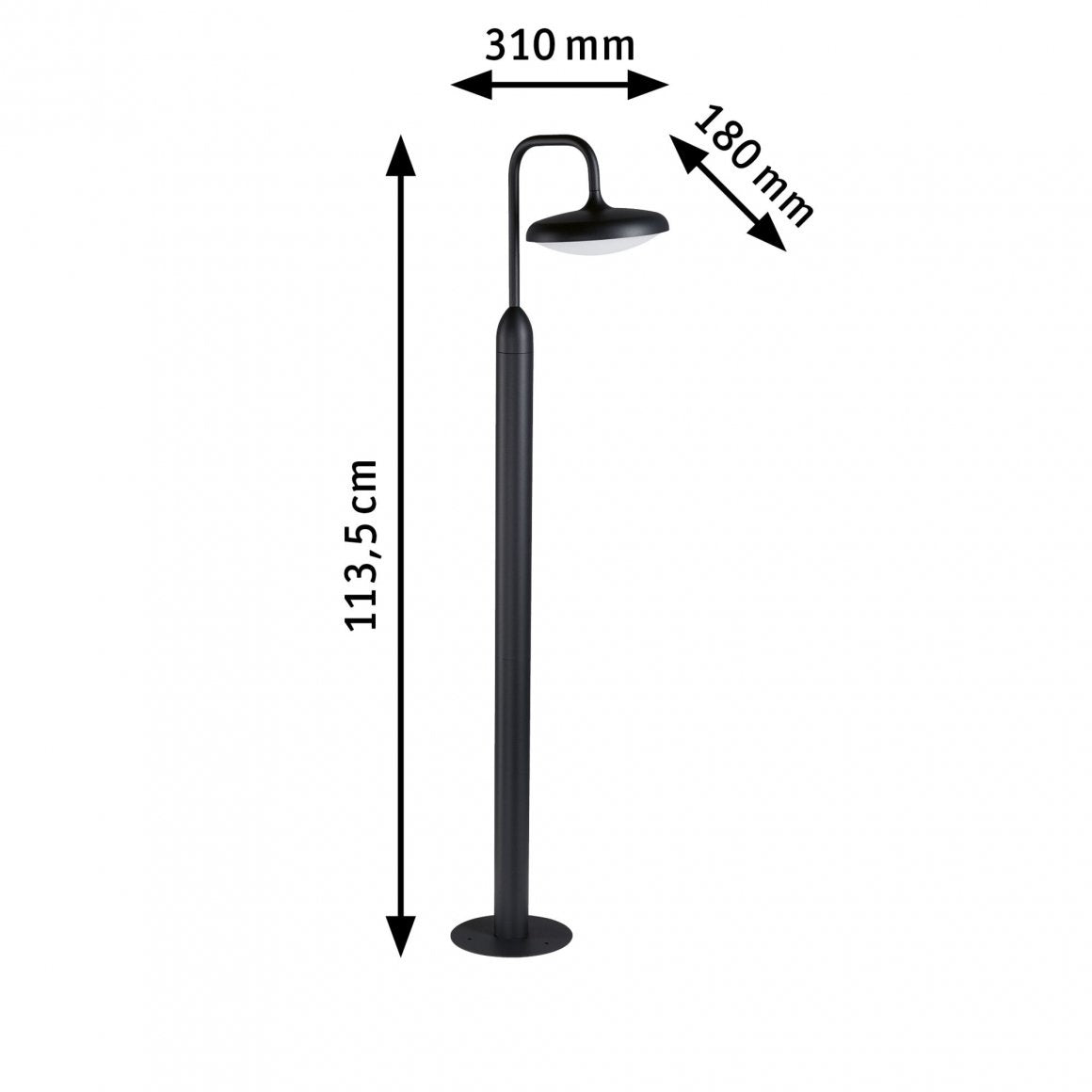  LED Pollerleuchte Nostro 