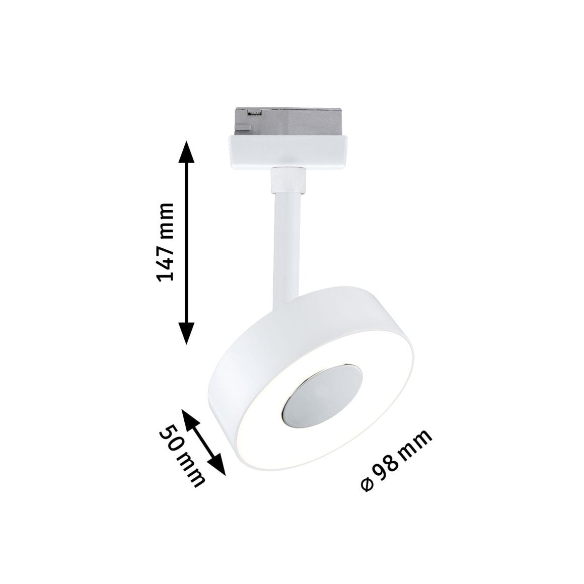 URail Spot Circle Dim 5W 3000K Signalws