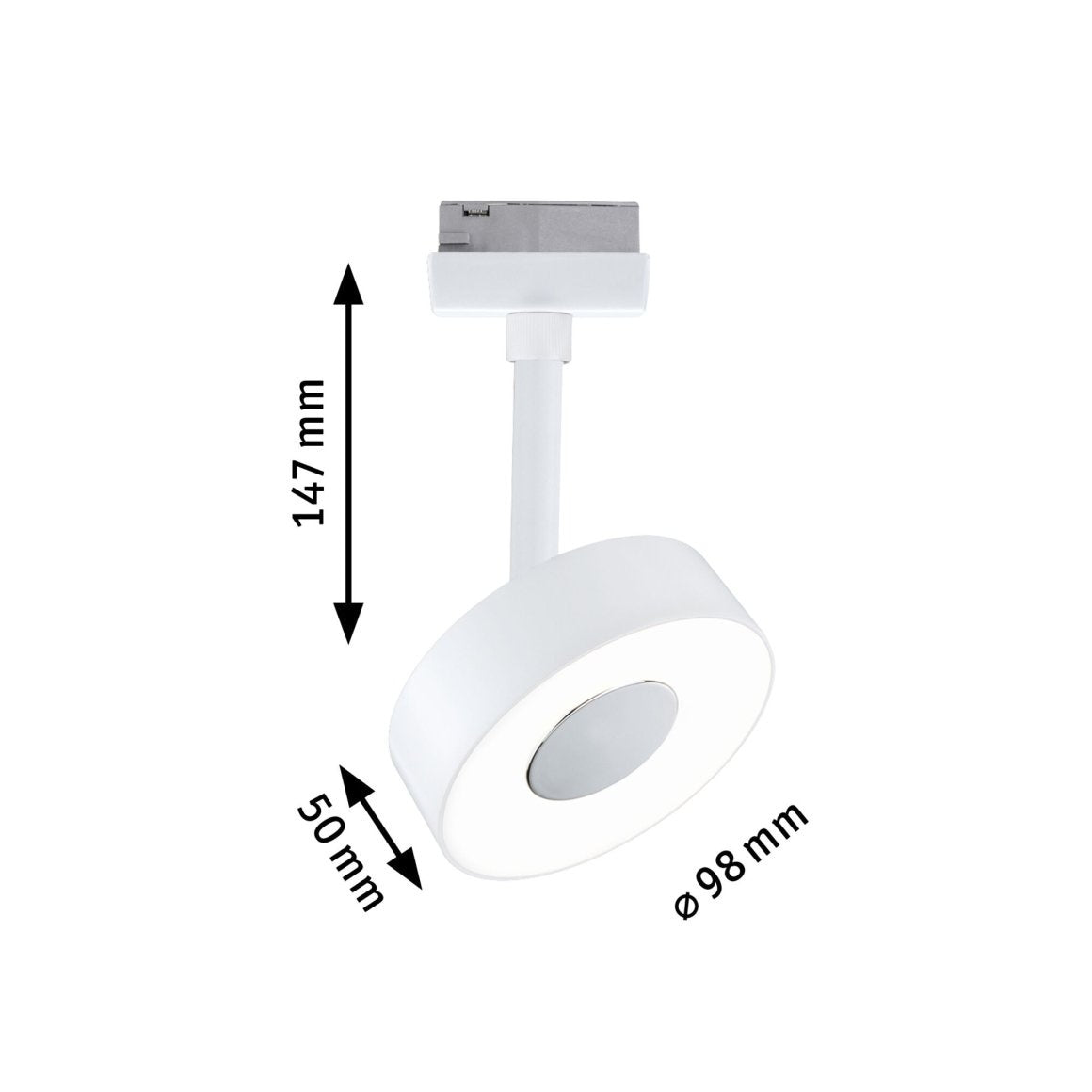 URail Spot Circle Dim 5W 4000K Signalws