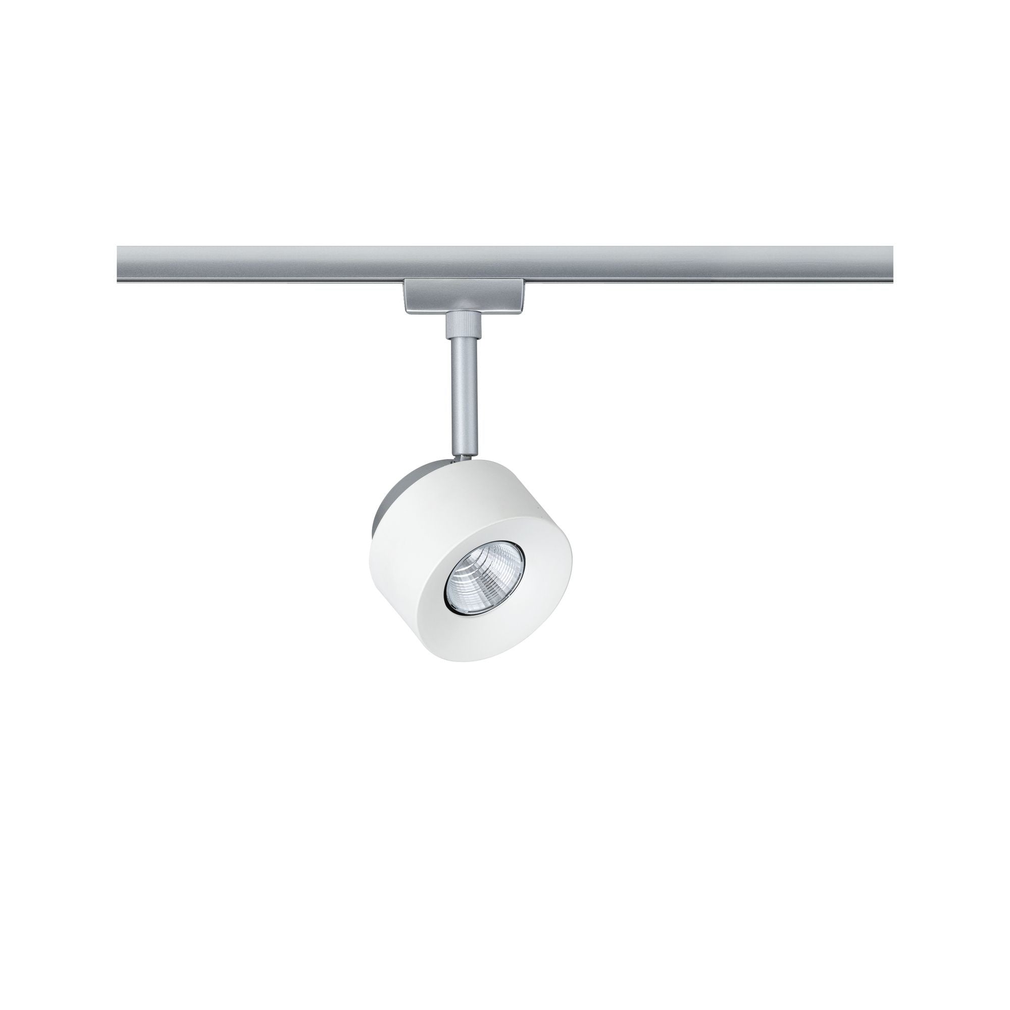 URail LED-Spot Pane Weiß/Chrom 7,4W 2.700K 