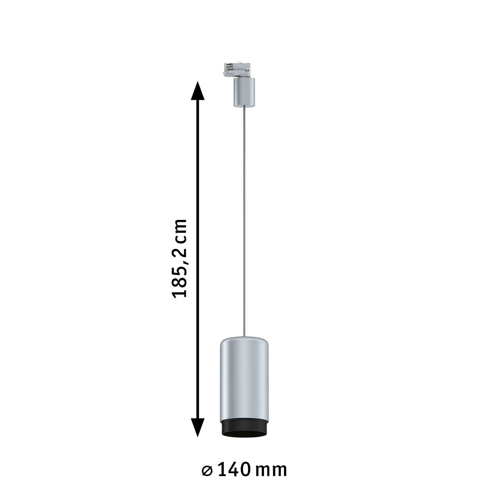 ProRail3 Pend Corus max.50W E27 Si 3Ph