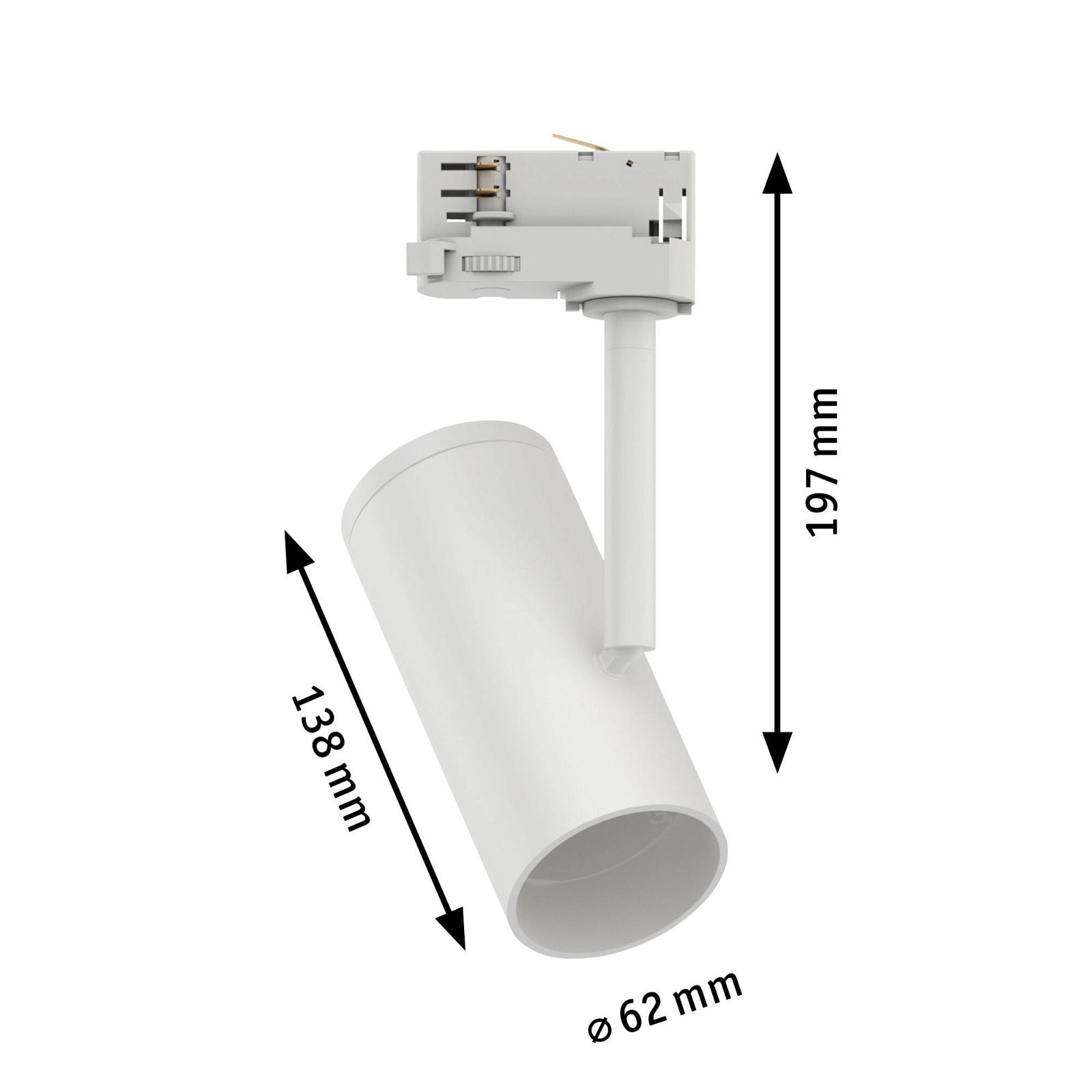 ProRail3 Spot Apol max50W E27 Weiß