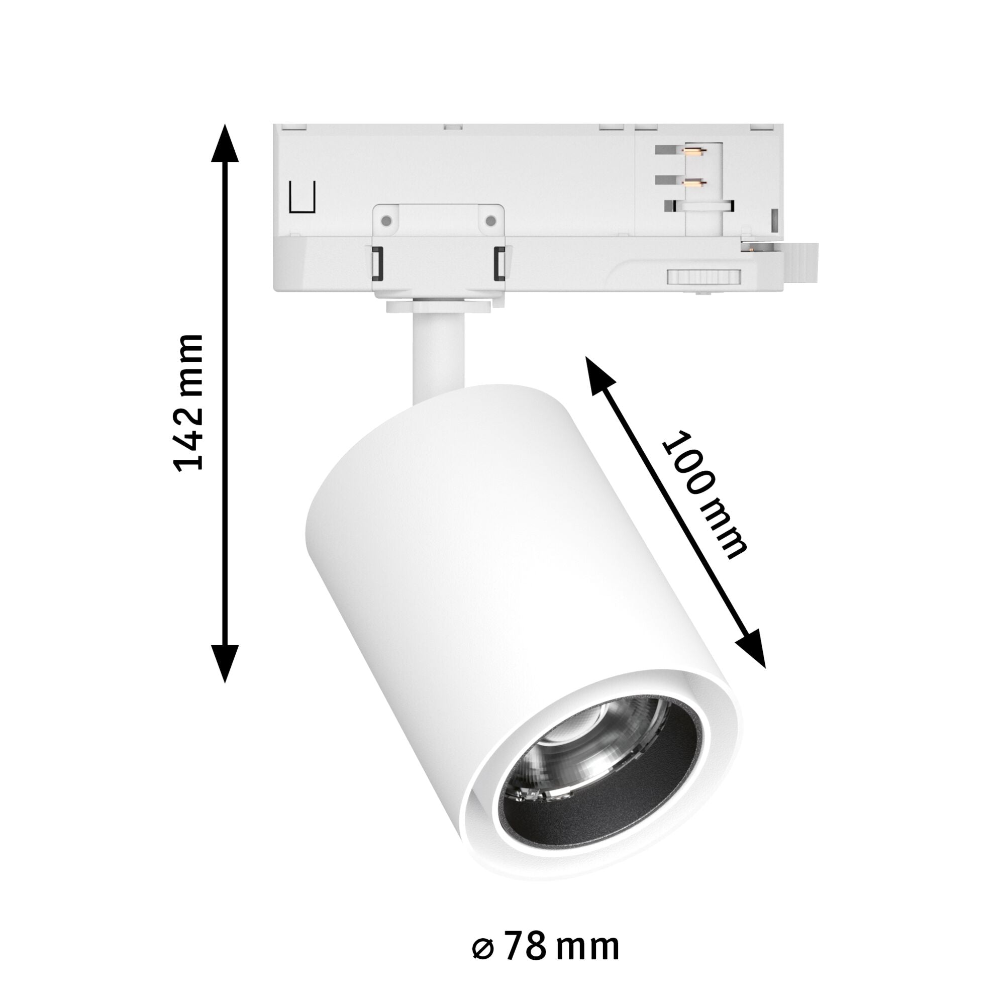 ProRail3 Kratos 50° 2000lm 18,5W 4000K 230V Weiß