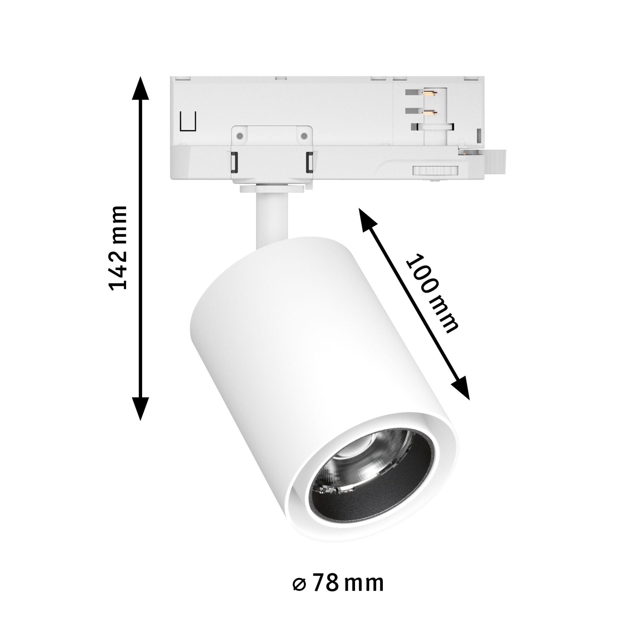 ProRail3 Kratos 36° 3000lm 25W 3000K 230V Weiß