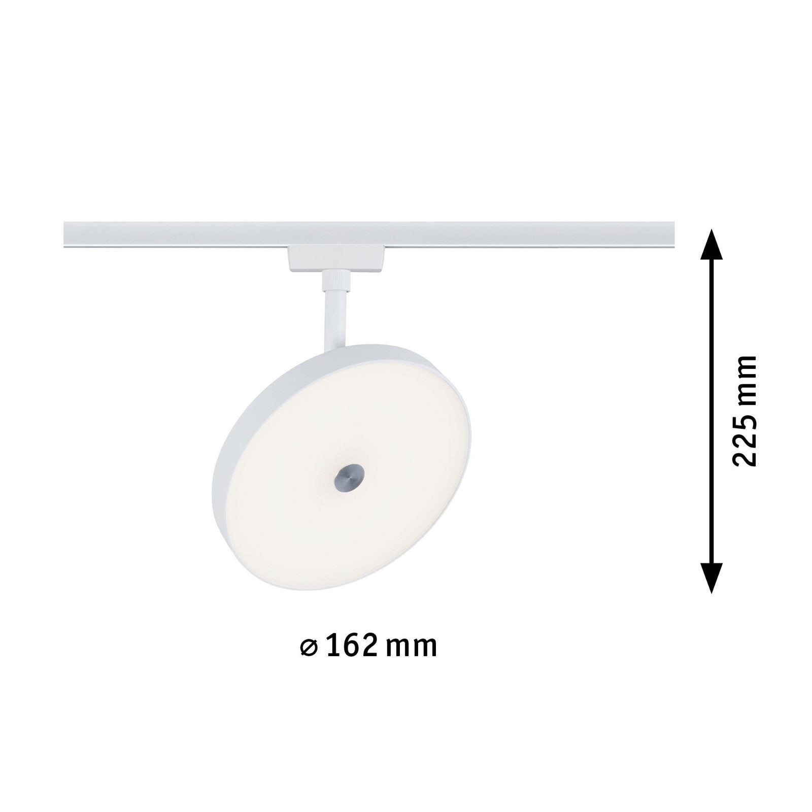  URail LED Schienenspot 3-Step-Dim Hildor  850lm 15W 3000K dimmbar 230V Weiß