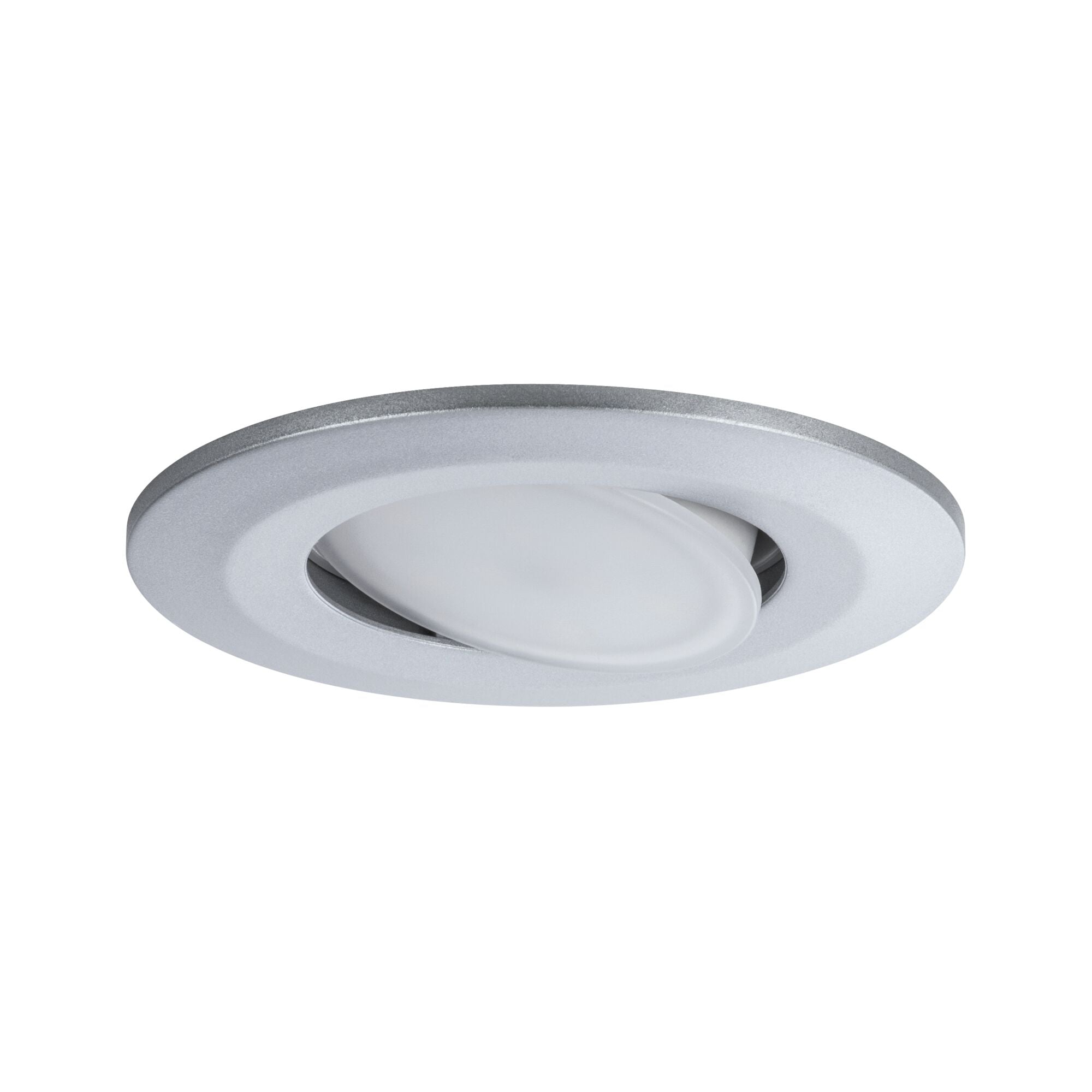 LED Einbauleuchte Calla  Basisset schwenkbar IP65 rund 90mm 30° 3x6W 3x530lm 230V 4000K Chrom matt