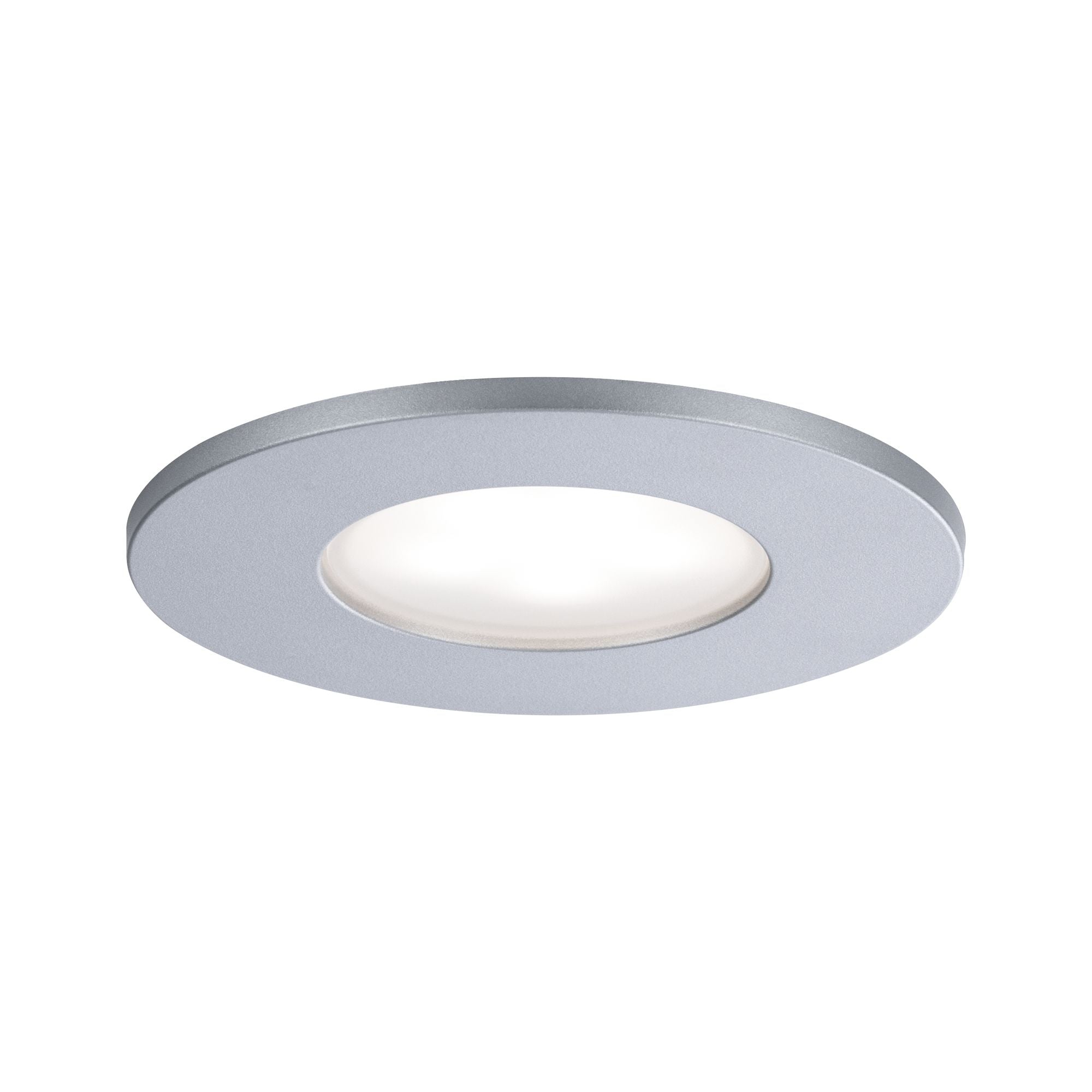 LED Einbauleuchte Calla  Basisset schwenkbar IP65 rund 90mm 30° 3x5,2W 3x460lm 230V dimmbar 4000K Chrom matt