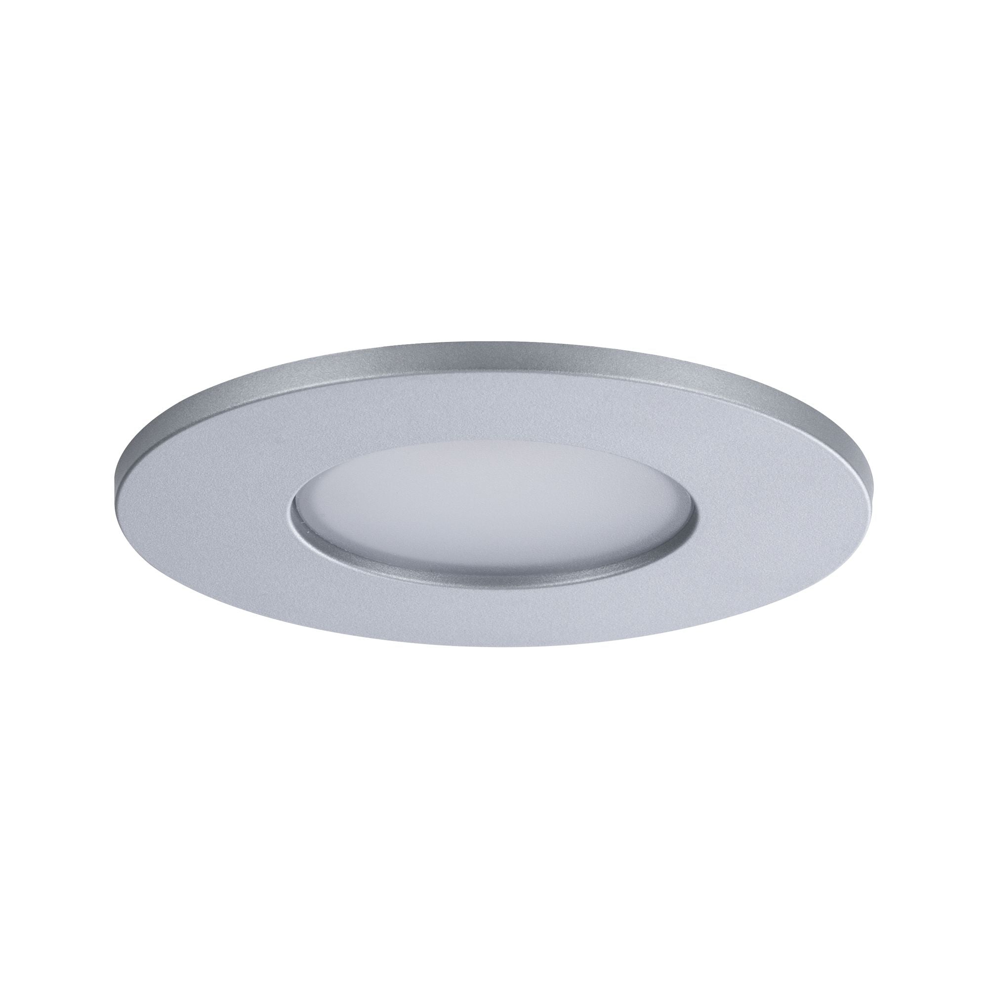 LED Einbauleuchte Calla  Basisset schwenkbar IP65 rund 90mm 30° 3x5,2W 3x460lm 230V dimmbar 4000K Chrom matt