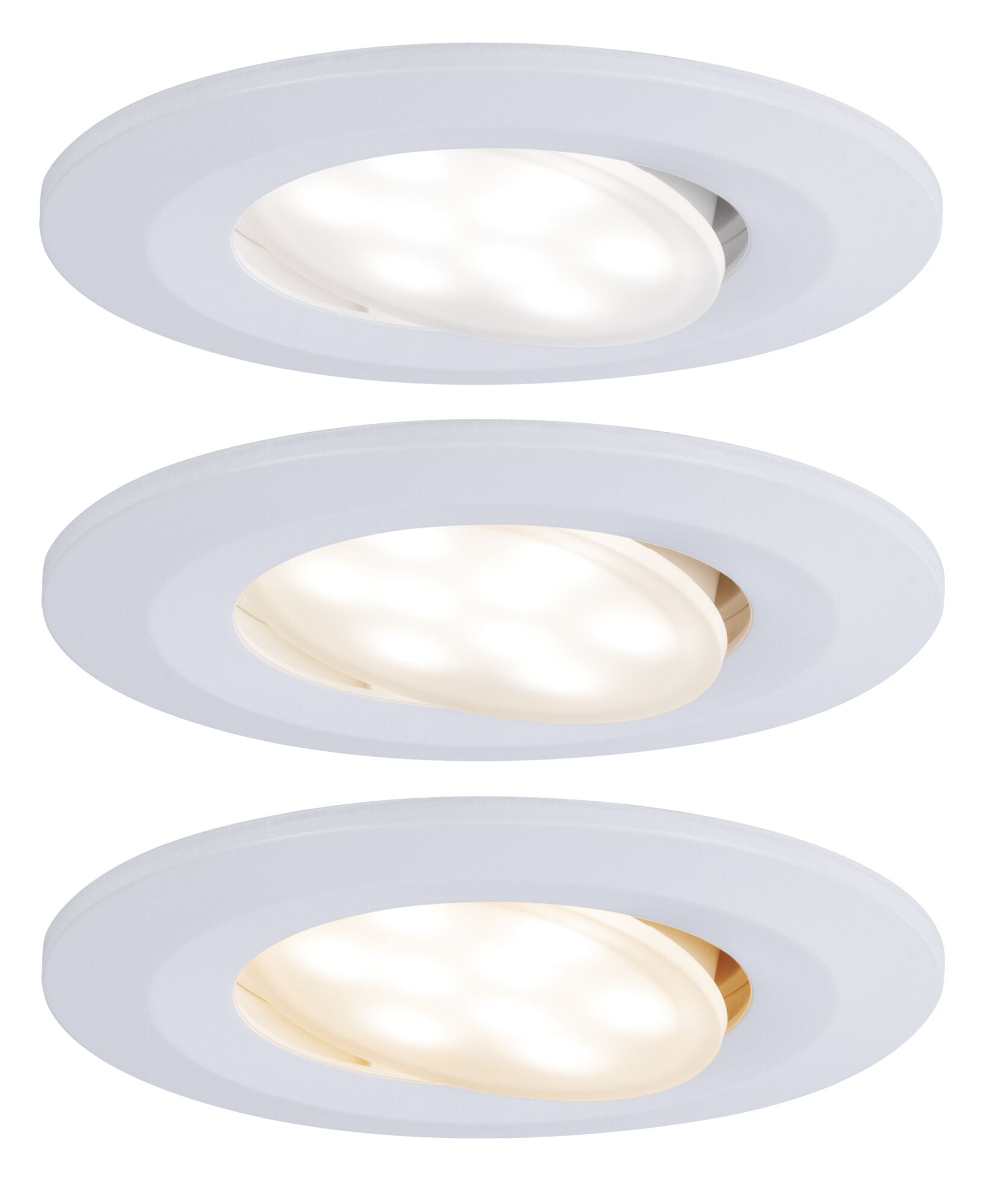 LED Einbauleuchte Calla  schwenkbar IP65 rund 90mm 30° 5W 400lm 230V White Switch Weiß matt