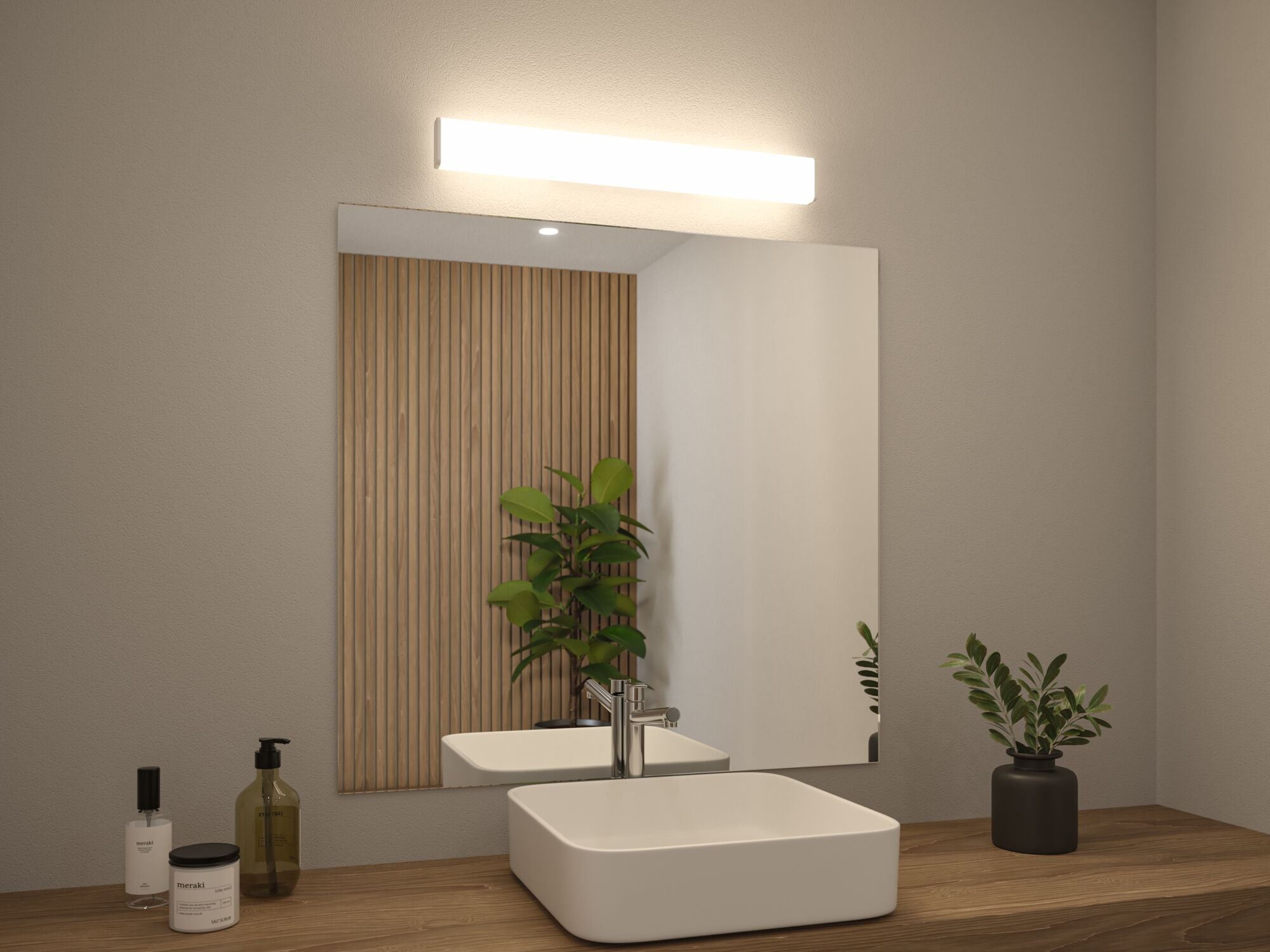 Selection Bathroom Nembus IP44 3000K 600lm 230V 9W Chrom