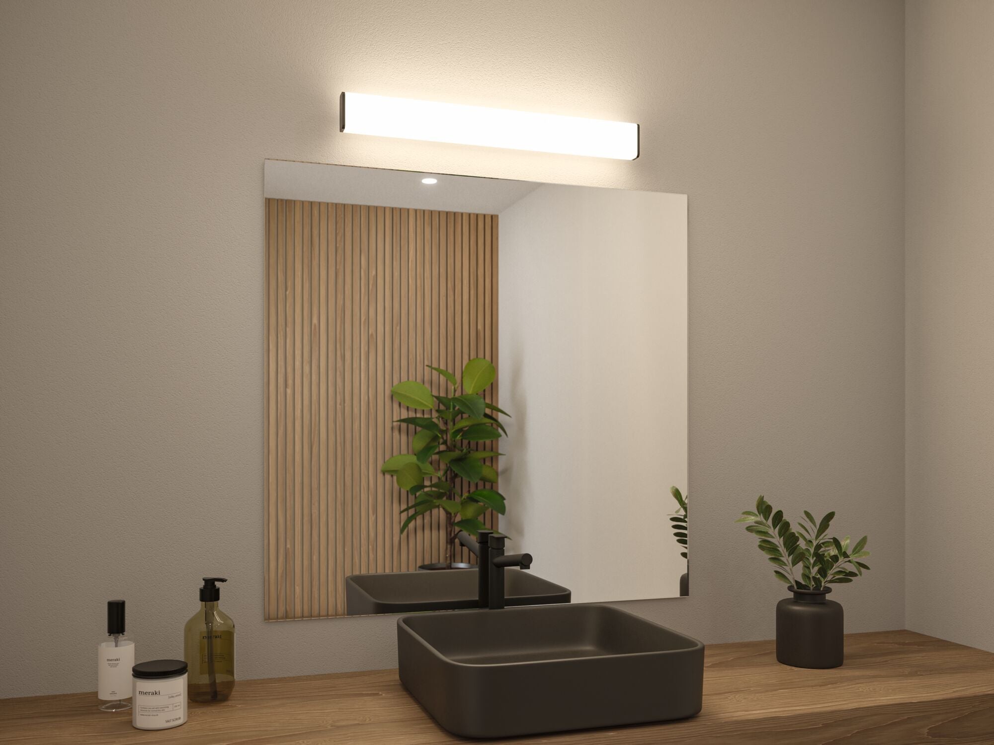 Selection Bathroom Nembus IP44 3000K 950lm 230V 11,2W Schwarz