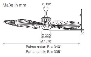 Deckenventilator Caribbean Dream Eco II