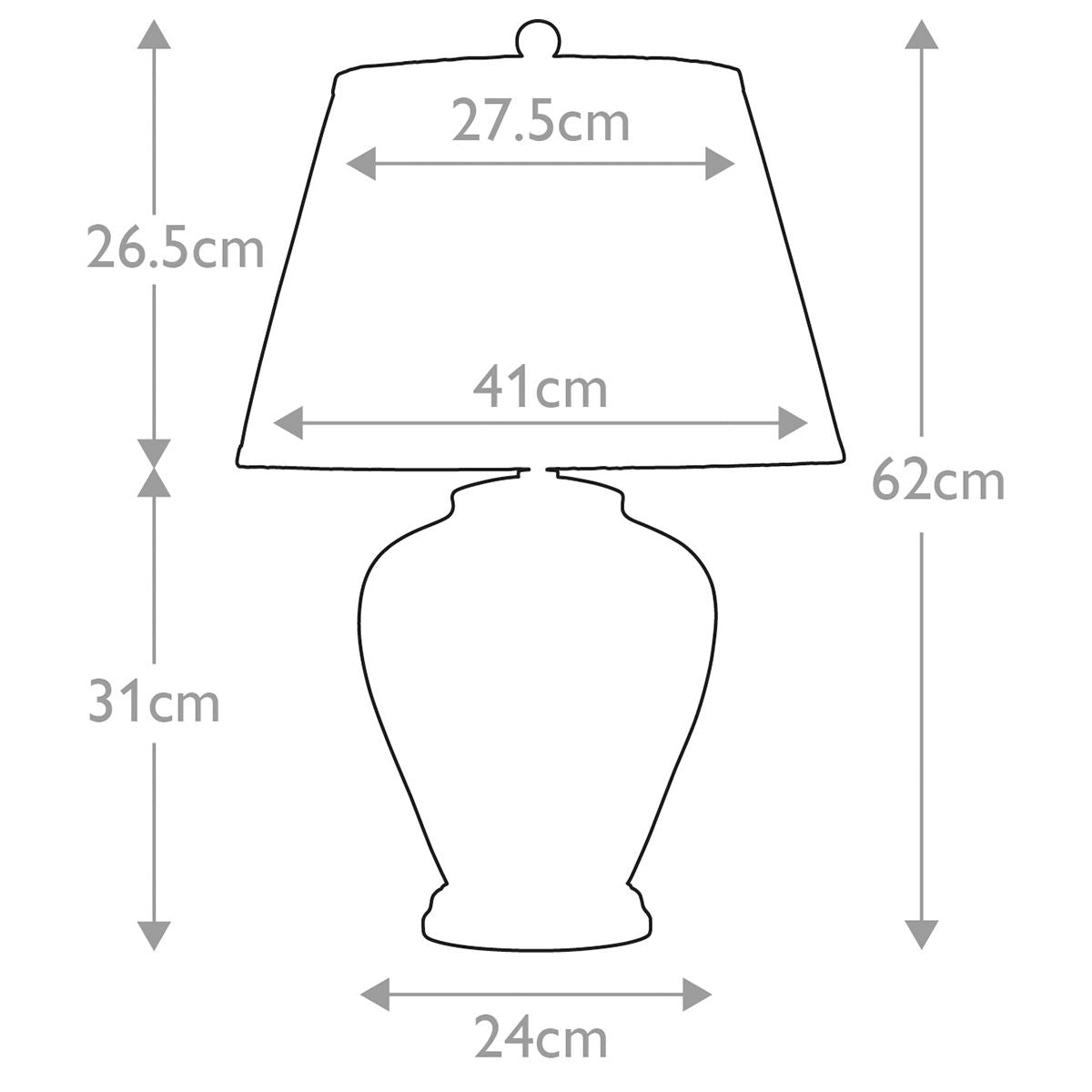 Arum 1-flammige Tischlampe mit cremefarbenem Schirm - Gealtertes Messing