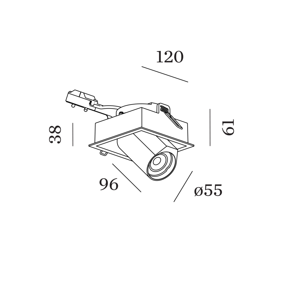 BLIEK SQUARE 1.0 PAR16