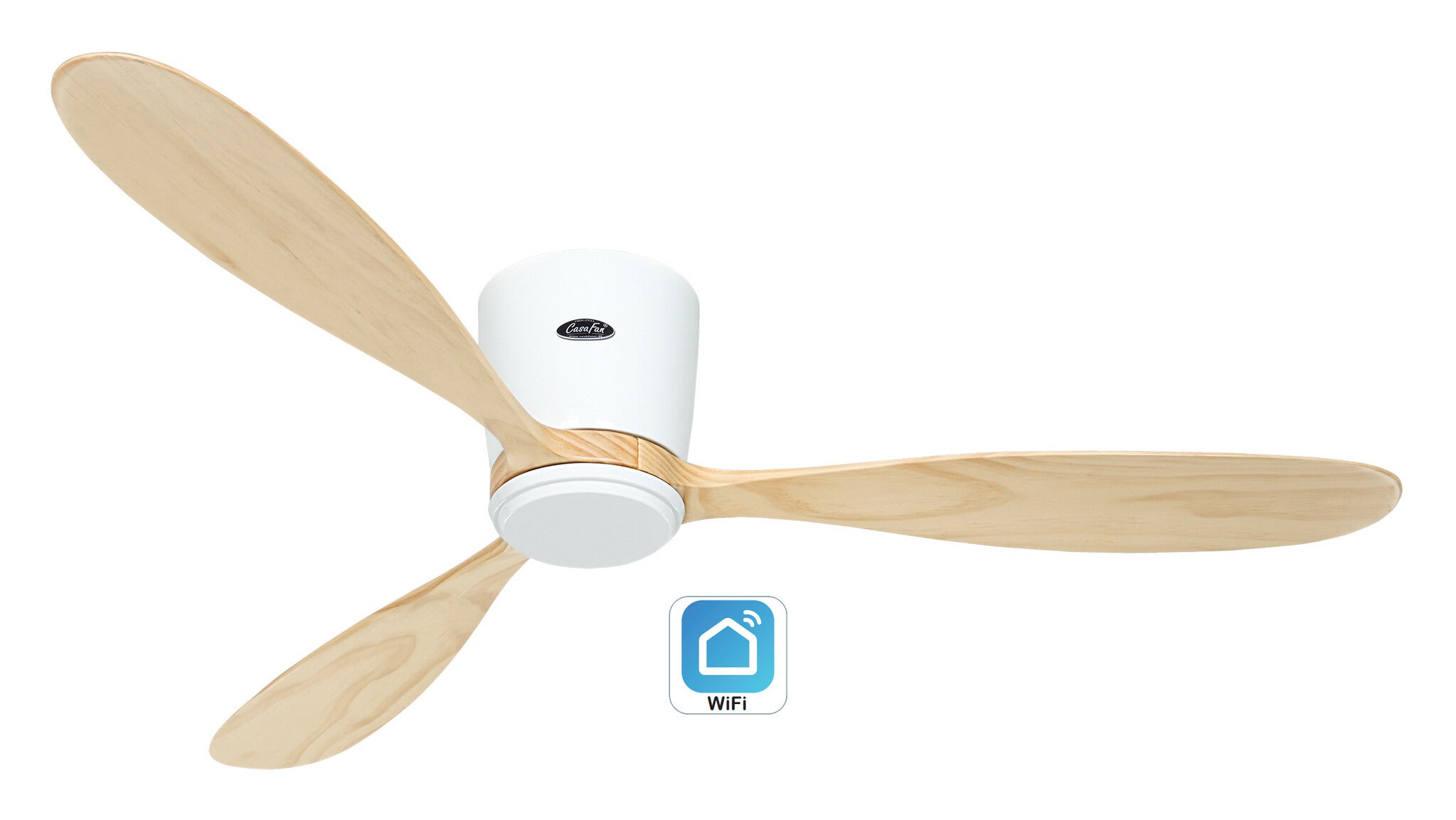 WiFi/WLAN Deckenventilator ECO PLANO WOOD WiFi