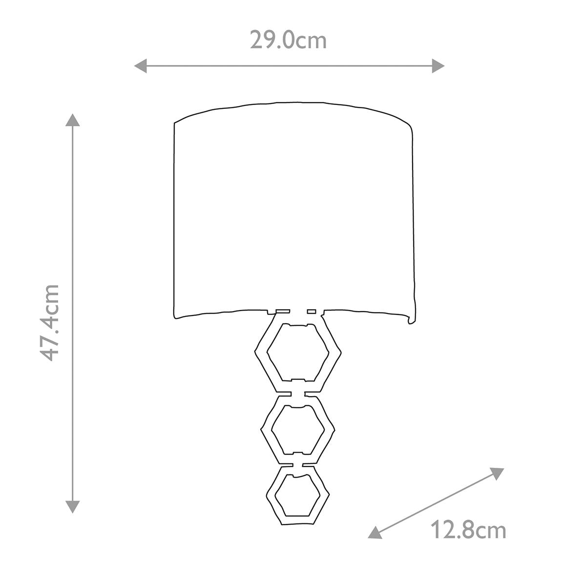 Clark Medium Wandleuchte mit 1 Licht - Poliertes Chrom mit elfenbeinfarbenem Lampenschirm aus Kunstseide