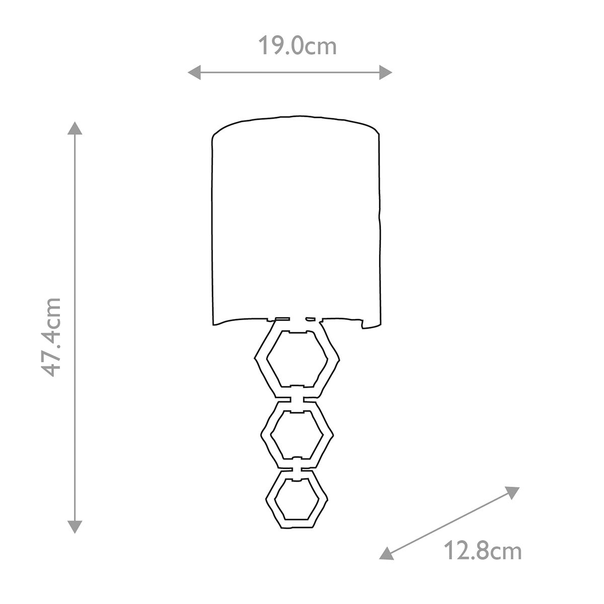 Kleine Wandleuchte Clark mit 1 Licht, gealtertes Messing, Lampenschirm aus elfenbeinfarbener Kunstseide