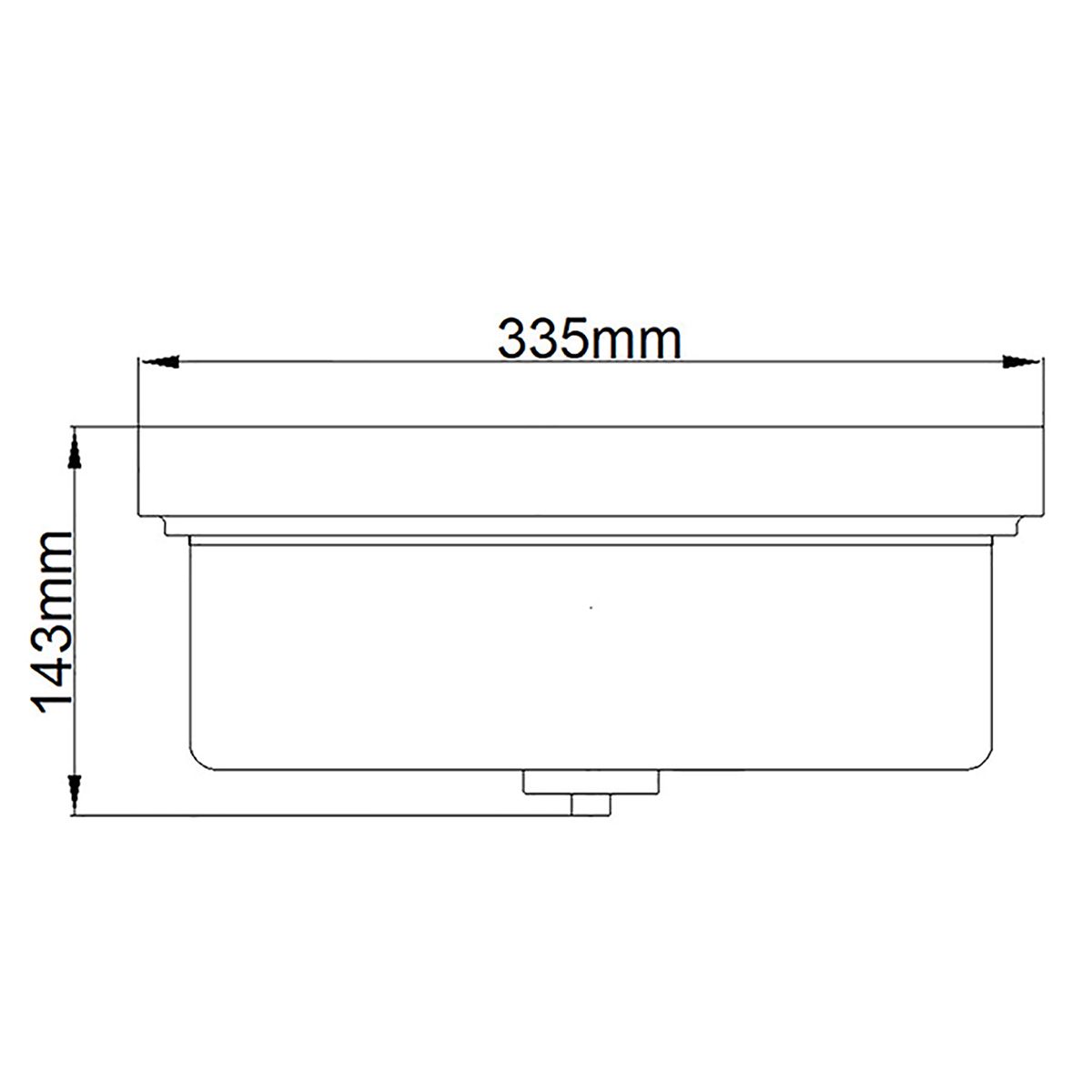 Kincaid Deckenleuchte mit 2 Lichtern, poliertes Chrom