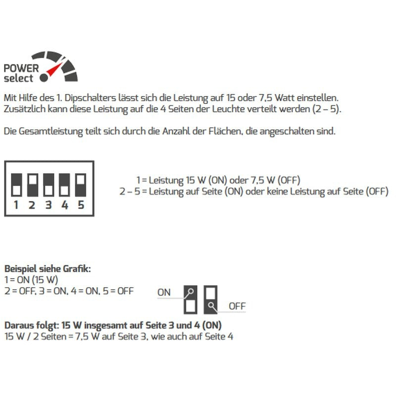 DOTLUX LED-Pollerleuchte WAY 7,5/15W 