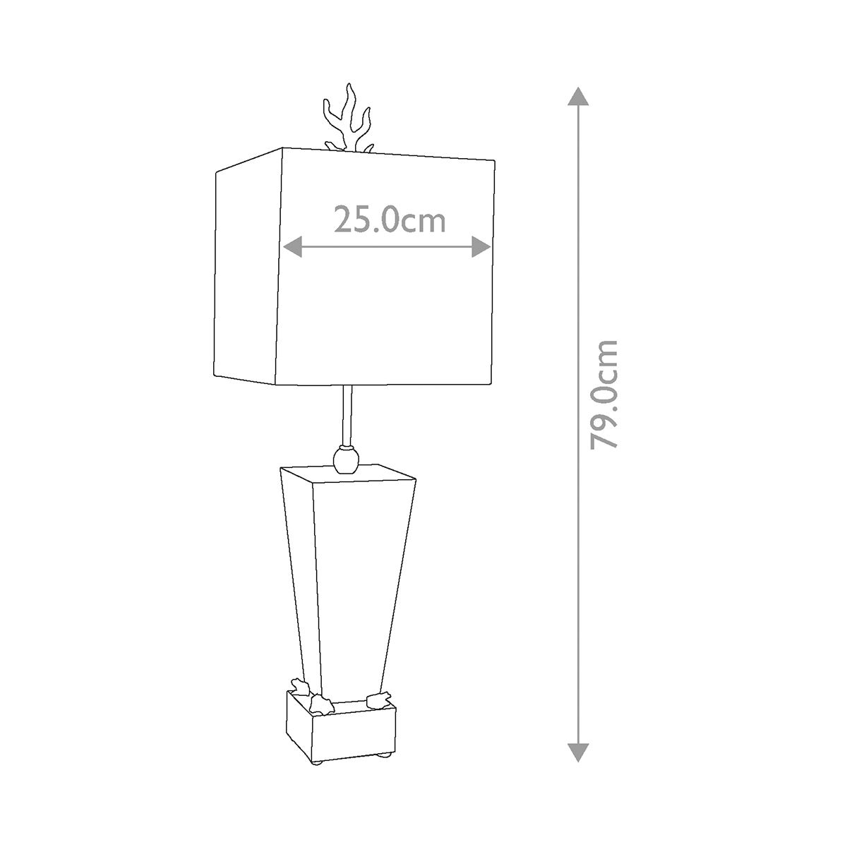 Grenouille 1-flammige Tischlampe - Umbra