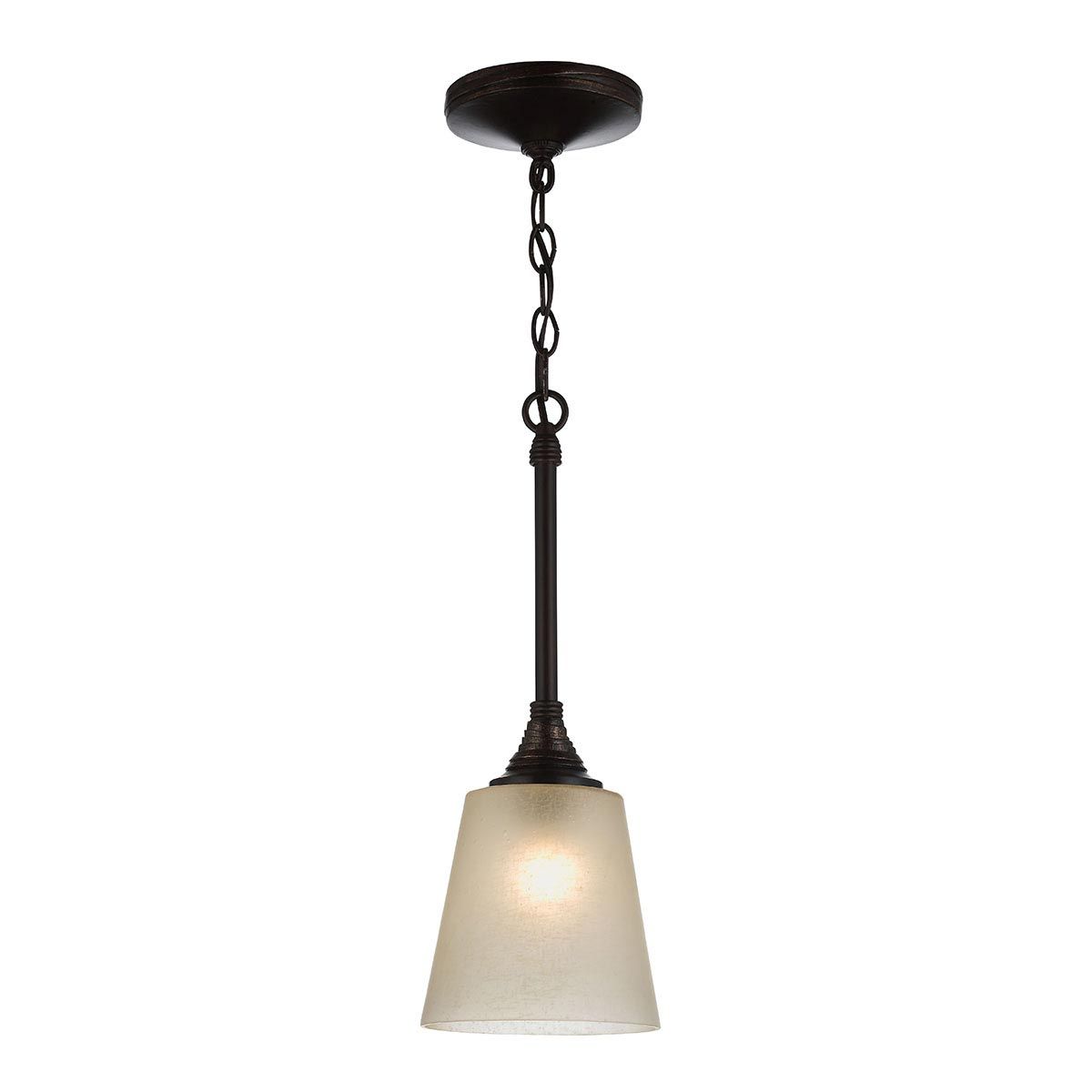 Arbor Creek 1-flammige Mini-Pendelleuchte - Arbor Bronze