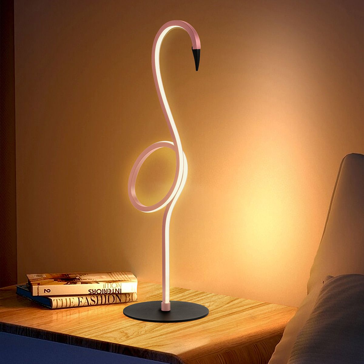 Flamingo LED-Tischlampe - Rosa