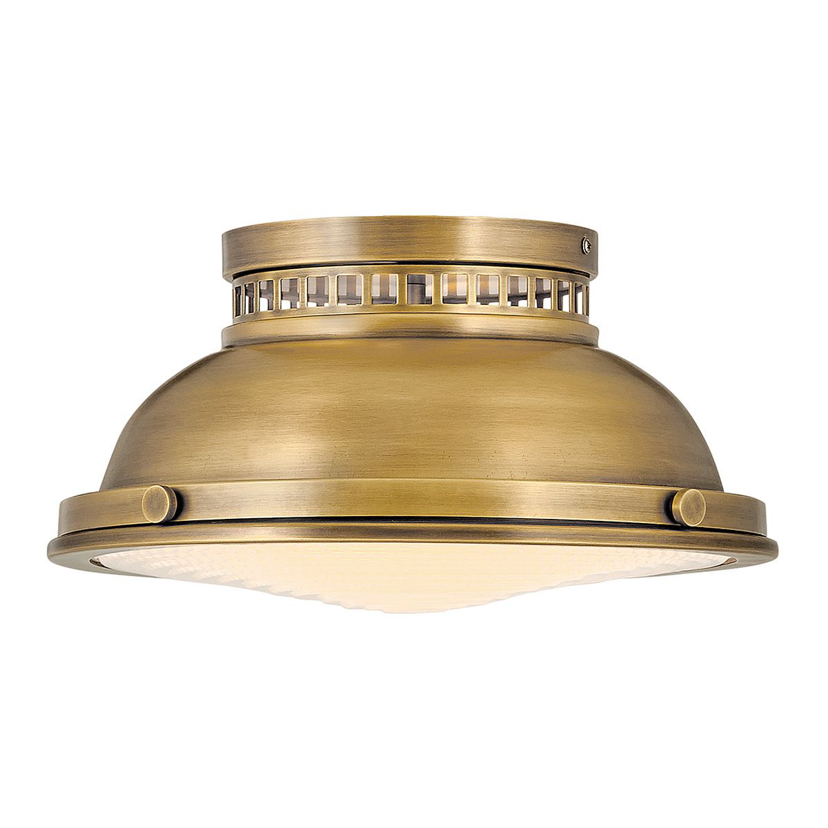 Deckenleuchte Amelia mit 2 Lichtern, Heritage Brass