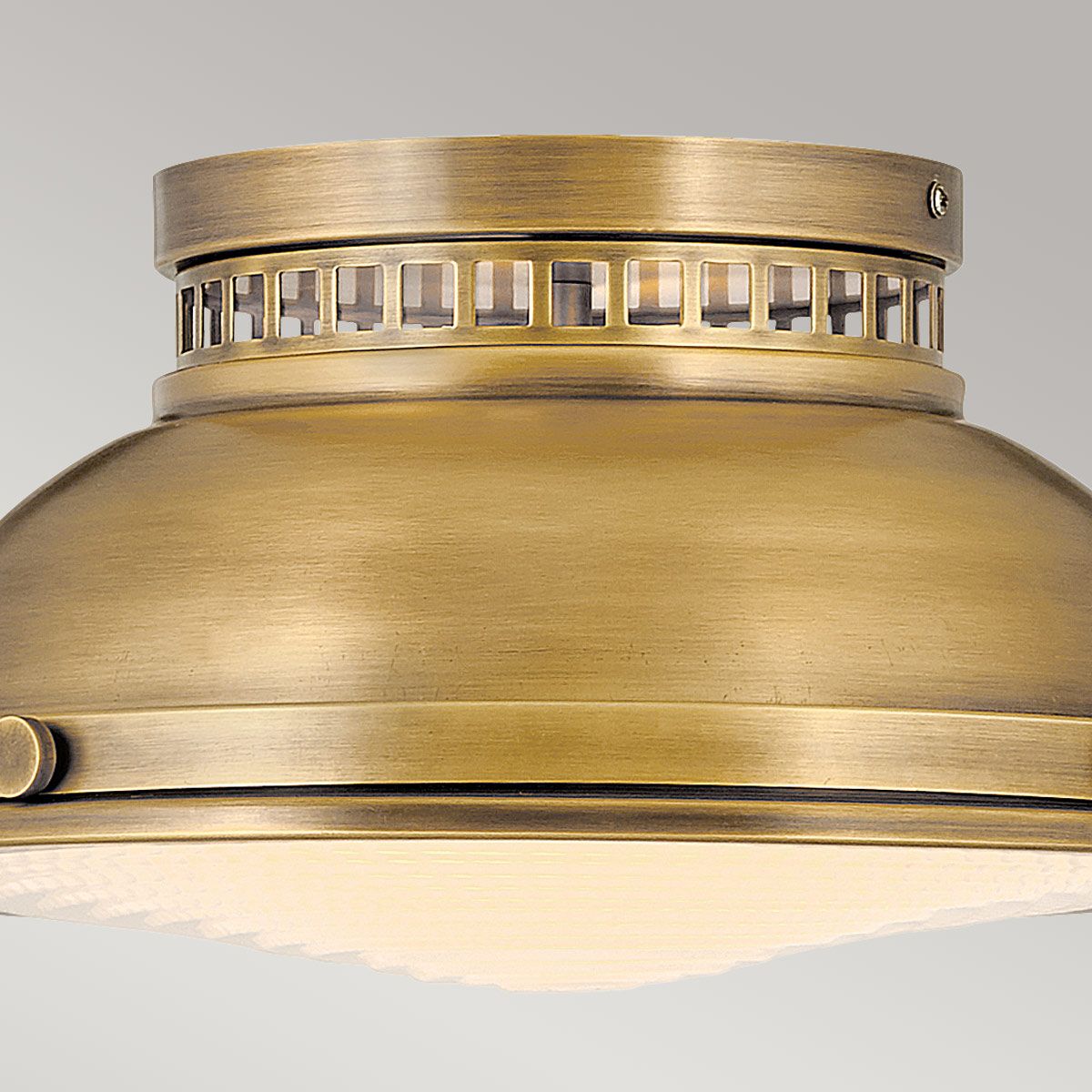 Deckenleuchte Amelia mit 2 Lichtern, Heritage Brass