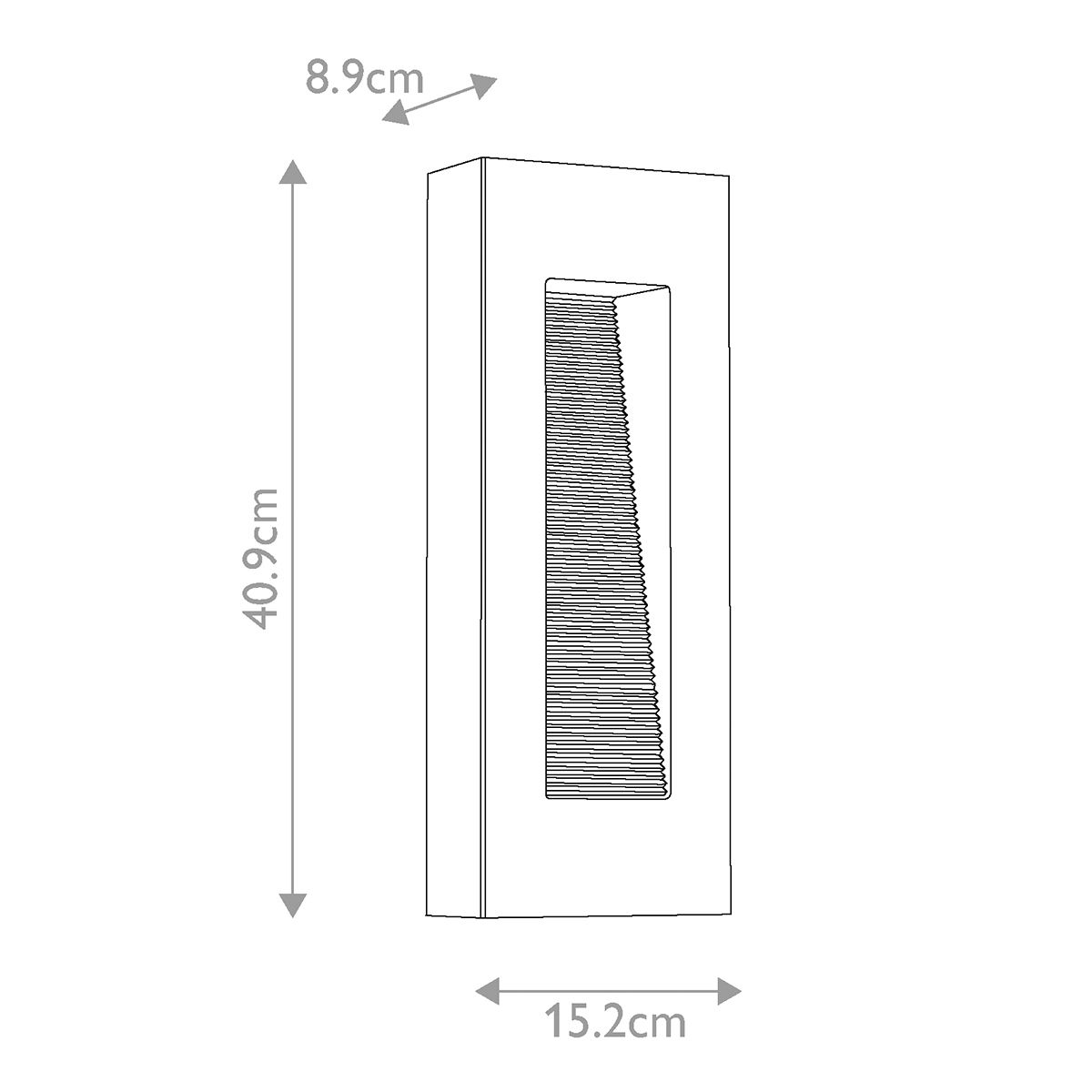 Luna Medium LED-Wandleuchte - Titan - Titan