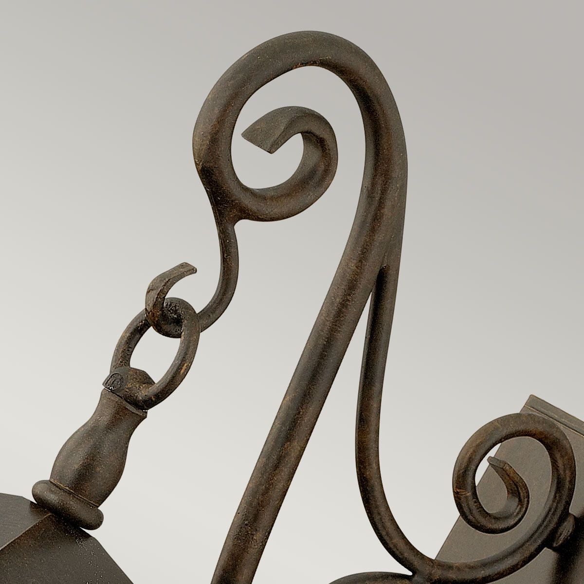 Kleine Wandlaterne „Trellis“ mit 1 Licht, Regency-Bronze