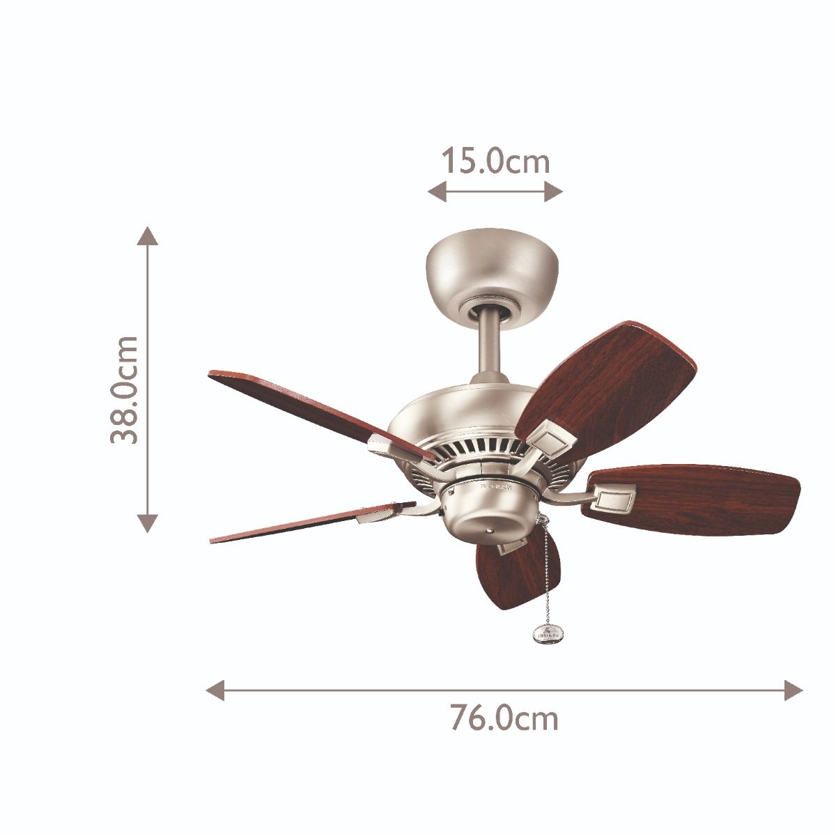 Ahrendale - 60 Zoll / 152 cm Ventilator - Ambosseisen