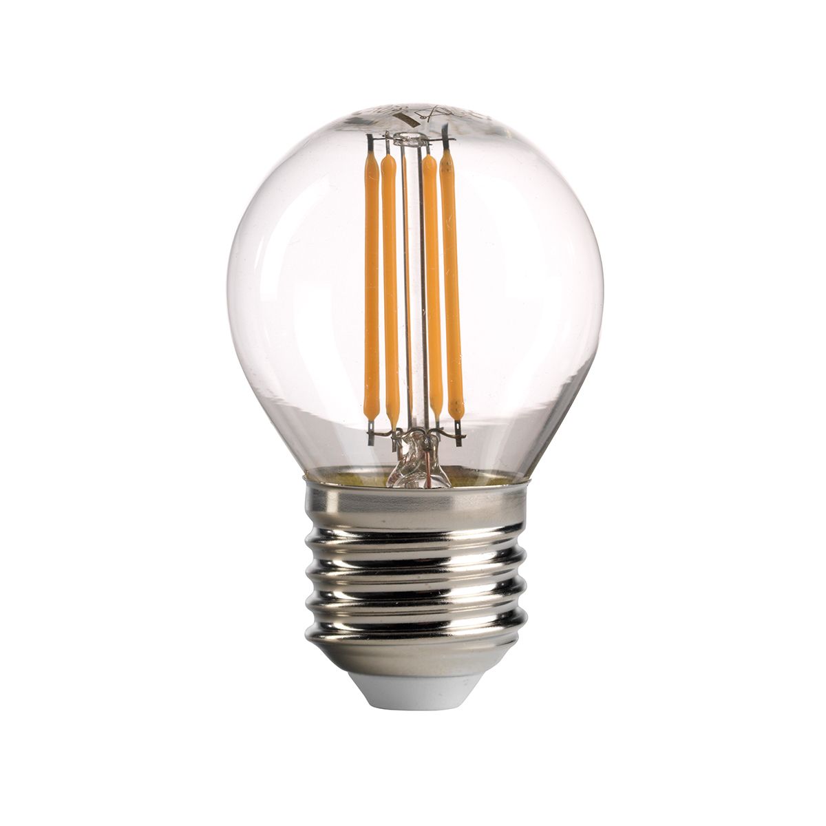 Golfball-LED-E27-Lampe - Klarglas