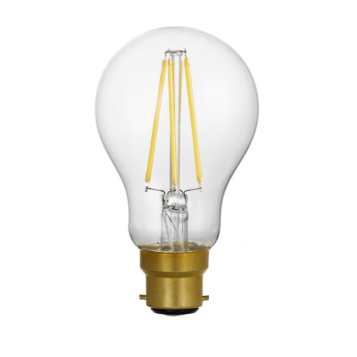 Klassische LED B22 Lampe - Klarglas