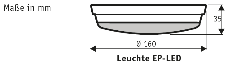 Leuchte EP-LED LG 