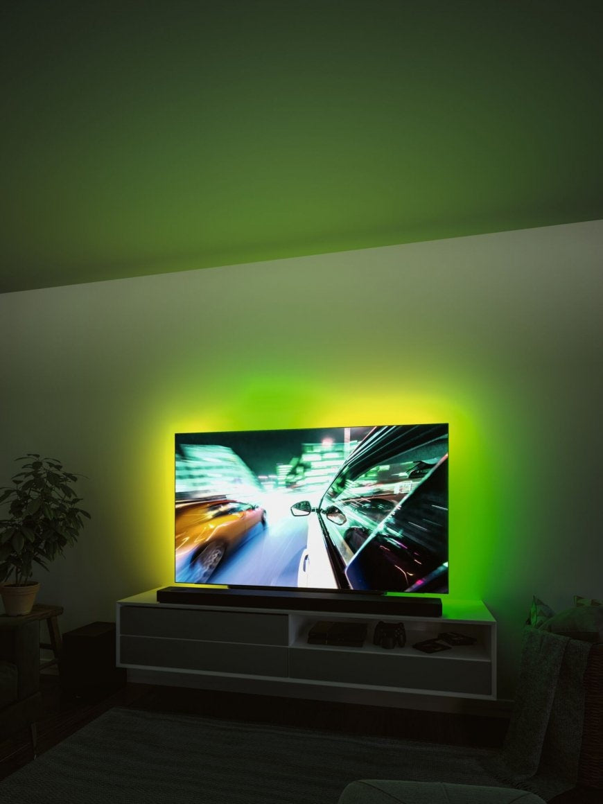  EntertainLED USB LED Strip TV-Beleuchtung 75 Zoll  3,1m 5W 60LEDs/m RGB+