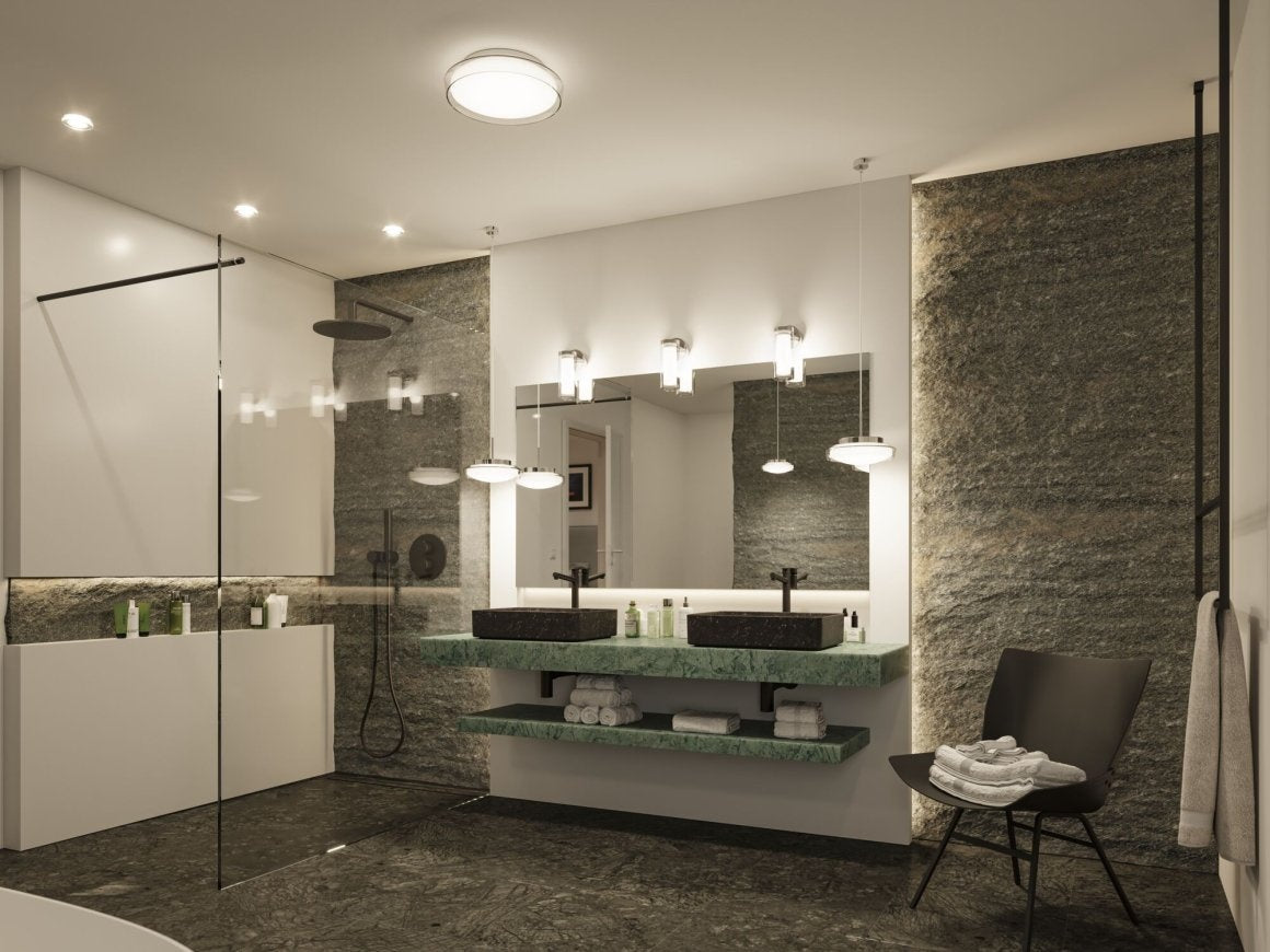  Selection Bathroom LED Pendelleuchte Luena 