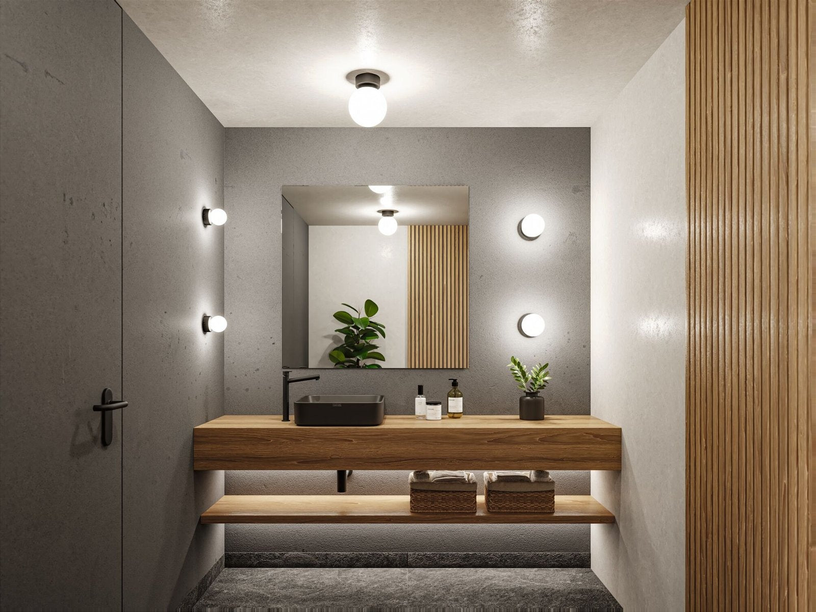  Selection Bathroom LED Deckenleuchte Gove 