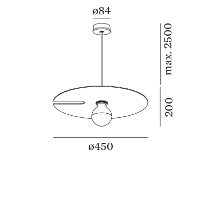 MIRRO SUSP. 2.0 E27