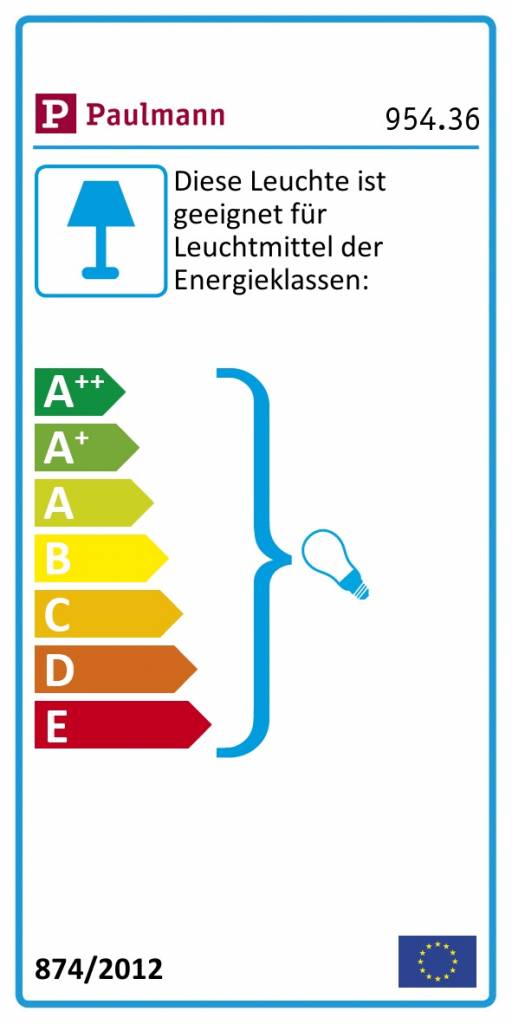 Urail 2Easy Basic Pendel max 1x20W E27 Chrom matt/Chrom 230V Metall