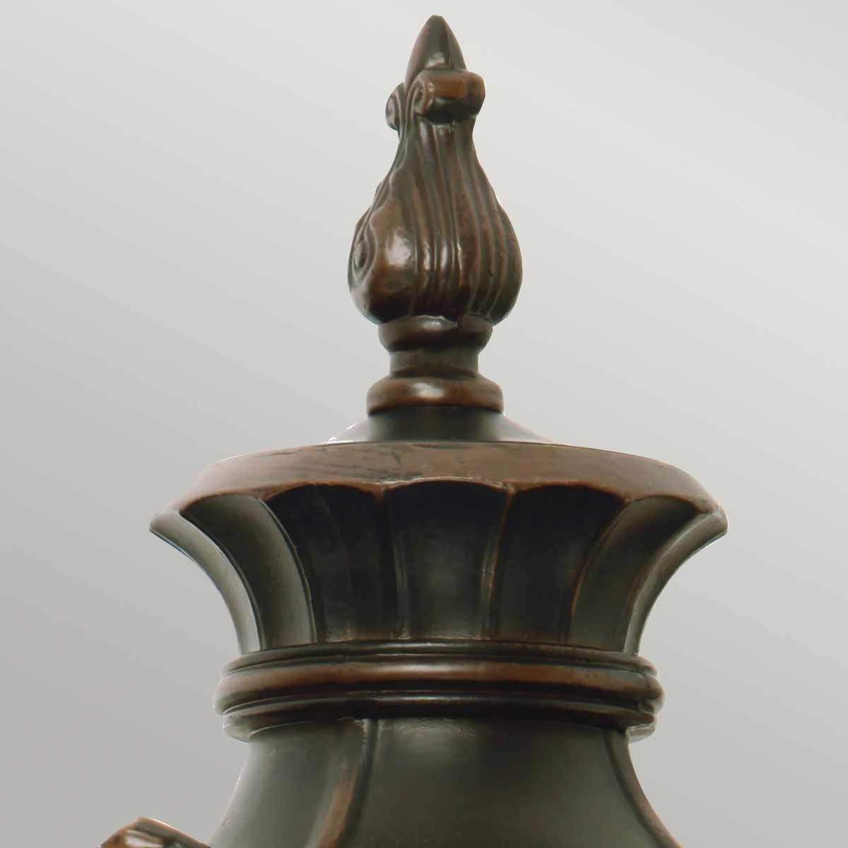 Große Wandlaterne Philadelphia mit 3 Lichtern, Altbronze