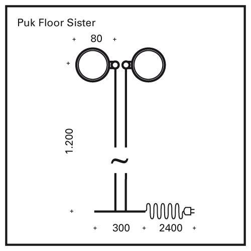 PUK Mini Floor Sister LED