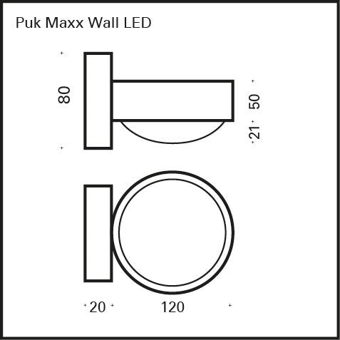 PUK Maxx Wall LED